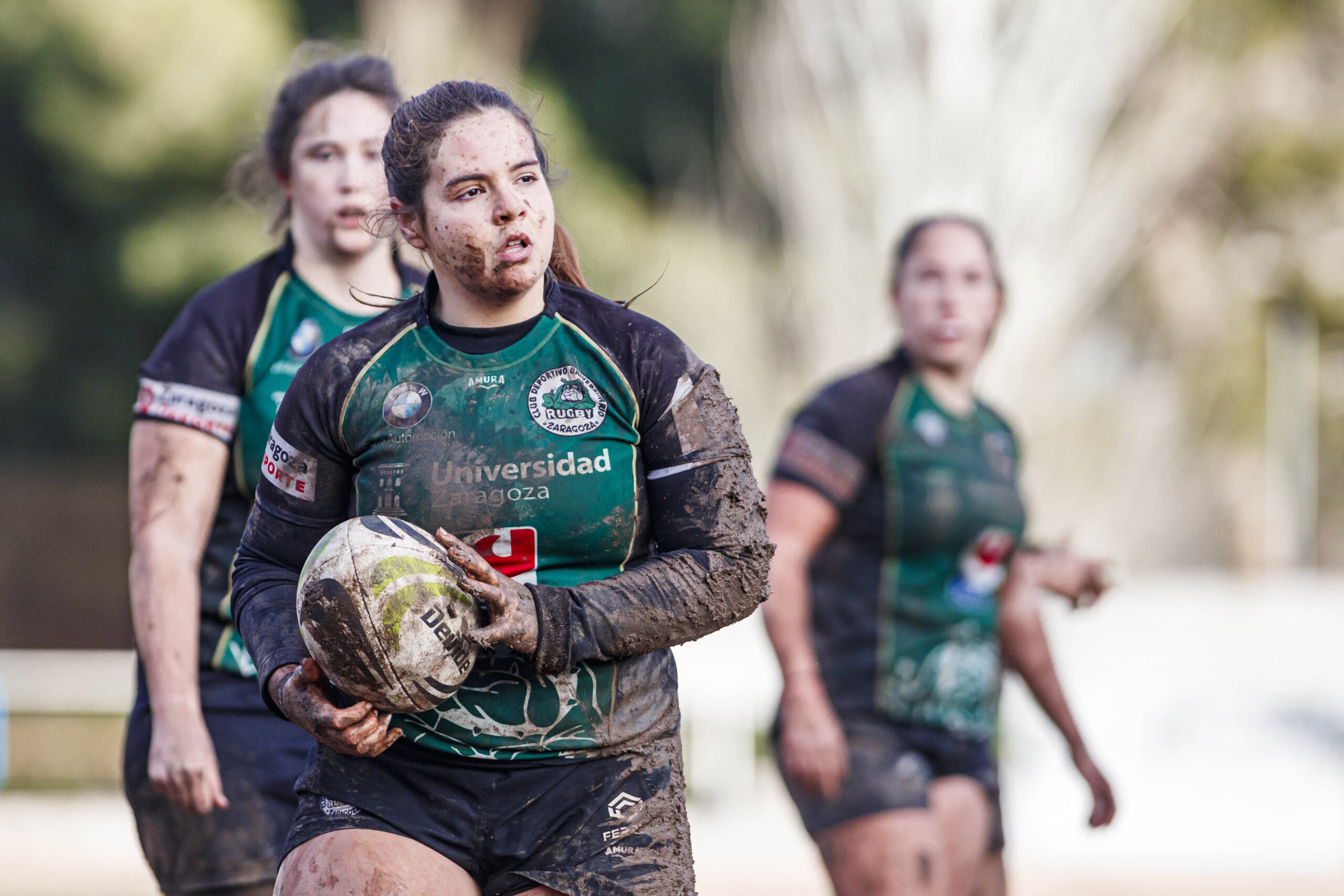 Partido de la jornada 6 de la Divisió D’Honor Catalana de rugby femenina entre el CEFA Unizar y el Fusion