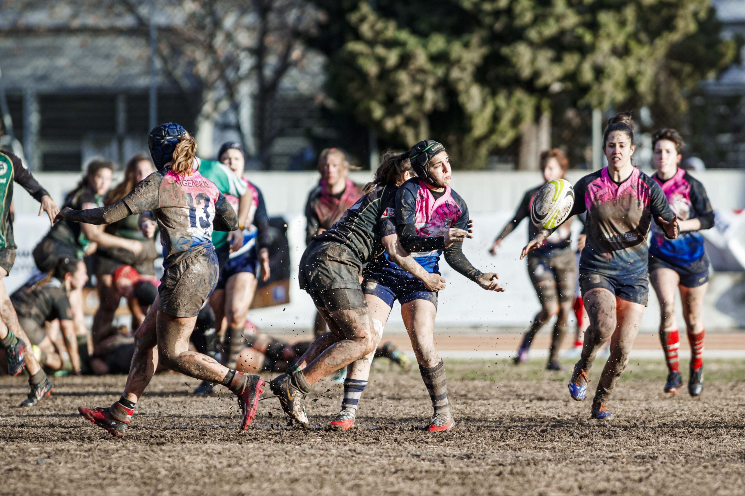 Partido de la jornada 6 de la Divisió D’Honor Catalana de rugby femenina entre el CEFA Unizar y el Fusion