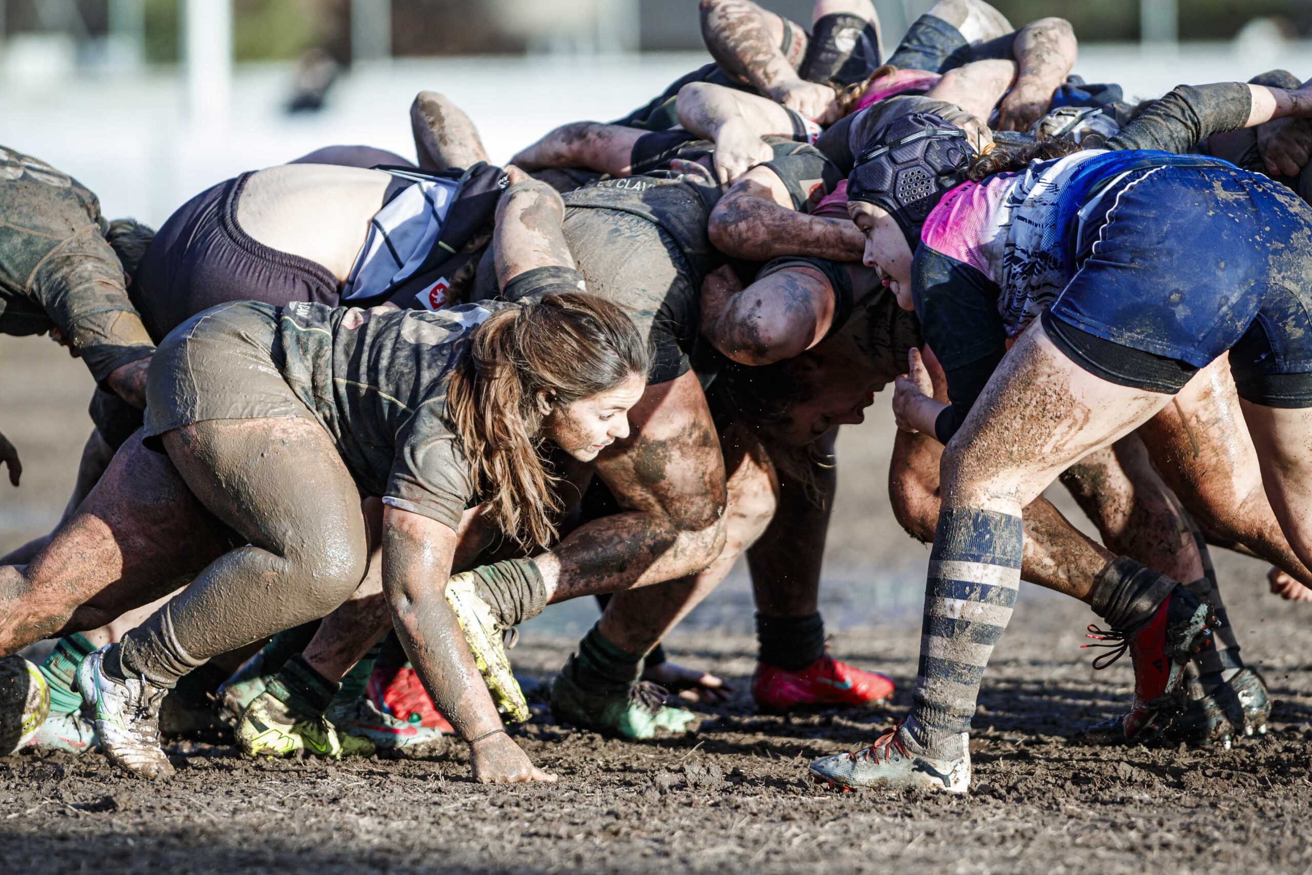 Partido de la jornada 6 de la Divisió D’Honor Catalana de rugby femenina entre el CEFA Unizar y el Fusion