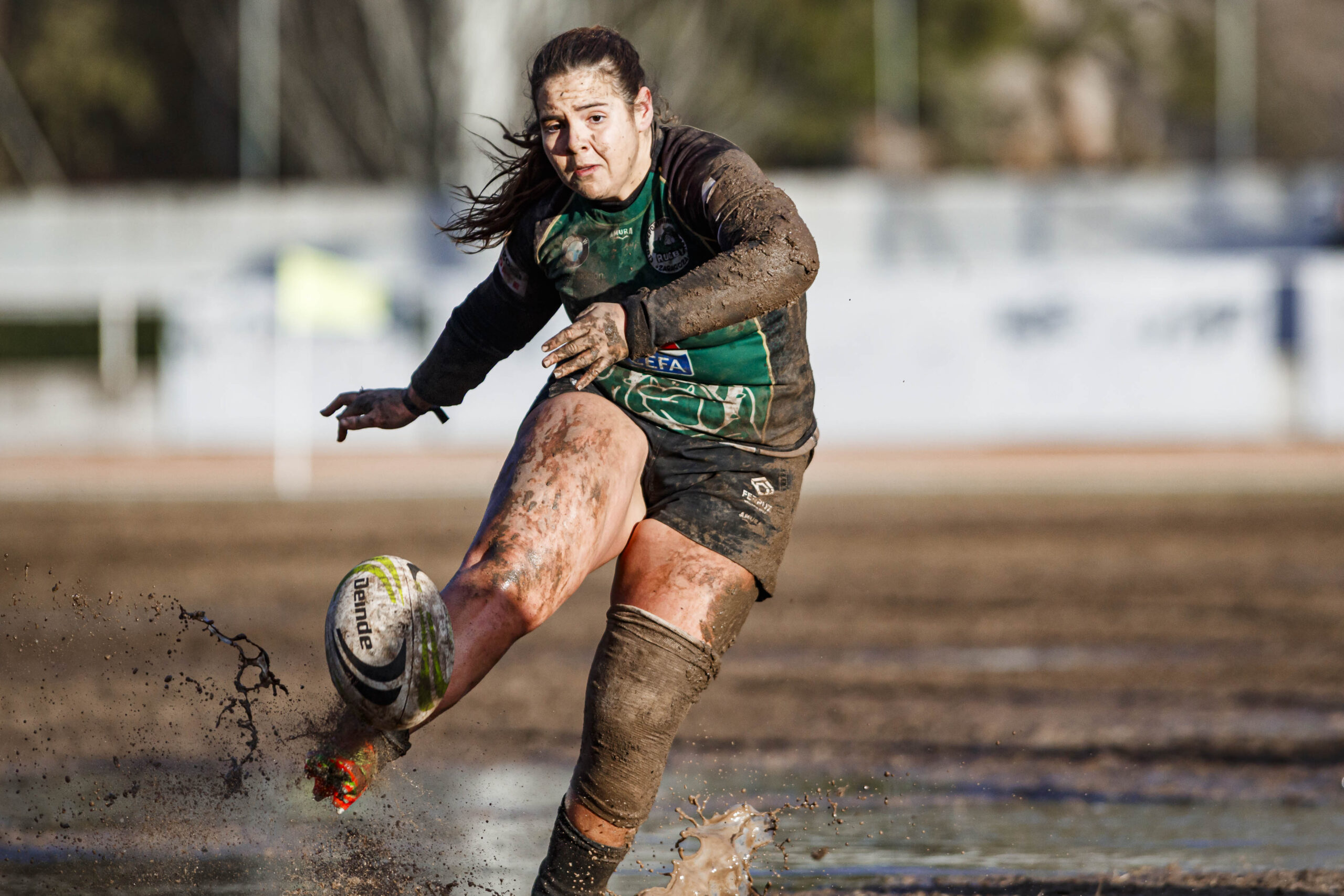 Partido de la jornada 6 de la Divisió D’Honor Catalana de rugby femenina entre el CEFA Unizar y el Fusion