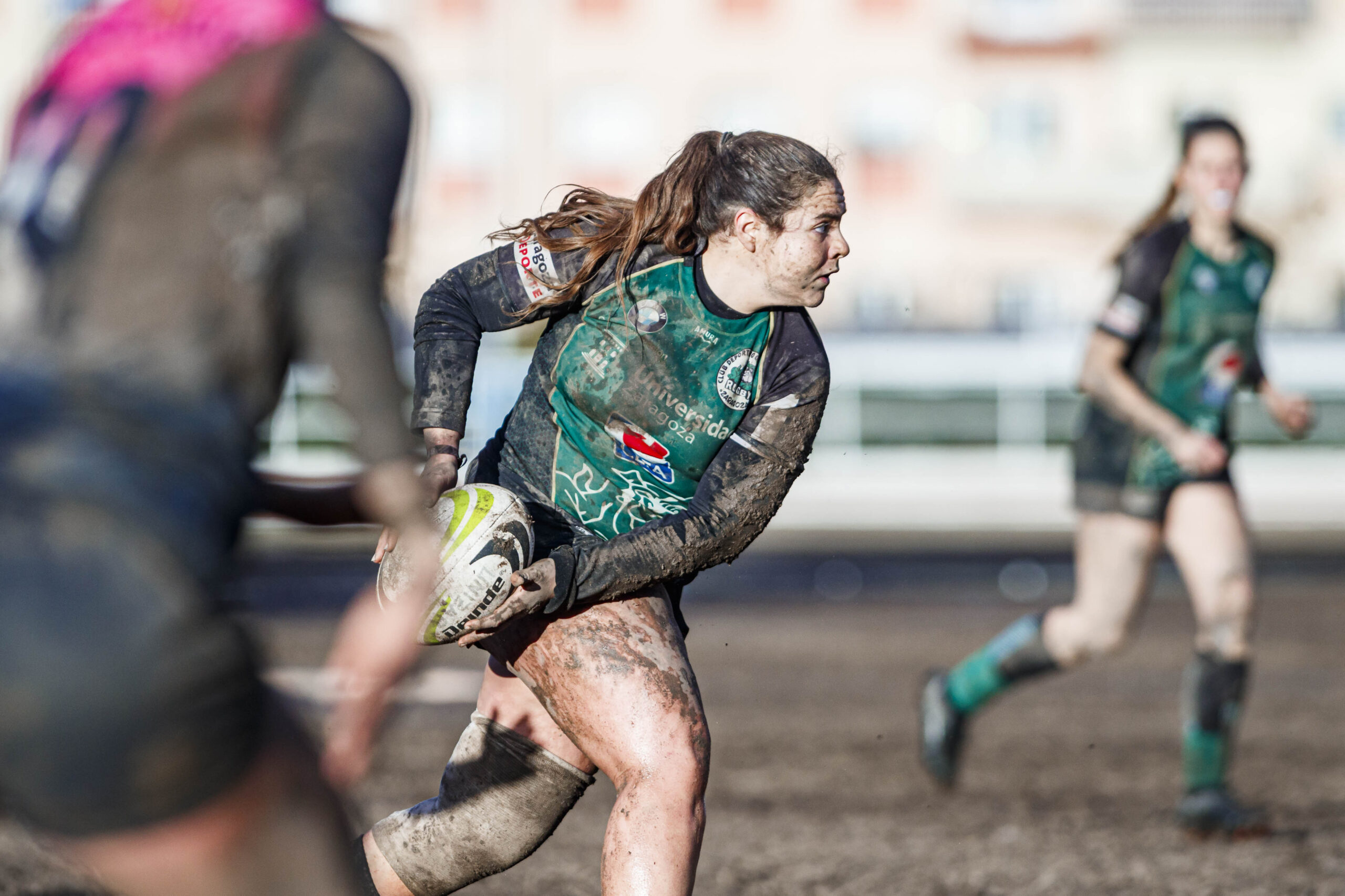 Partido de la jornada 6 de la Divisió D’Honor Catalana de rugby femenina entre el CEFA Unizar y el Fusion