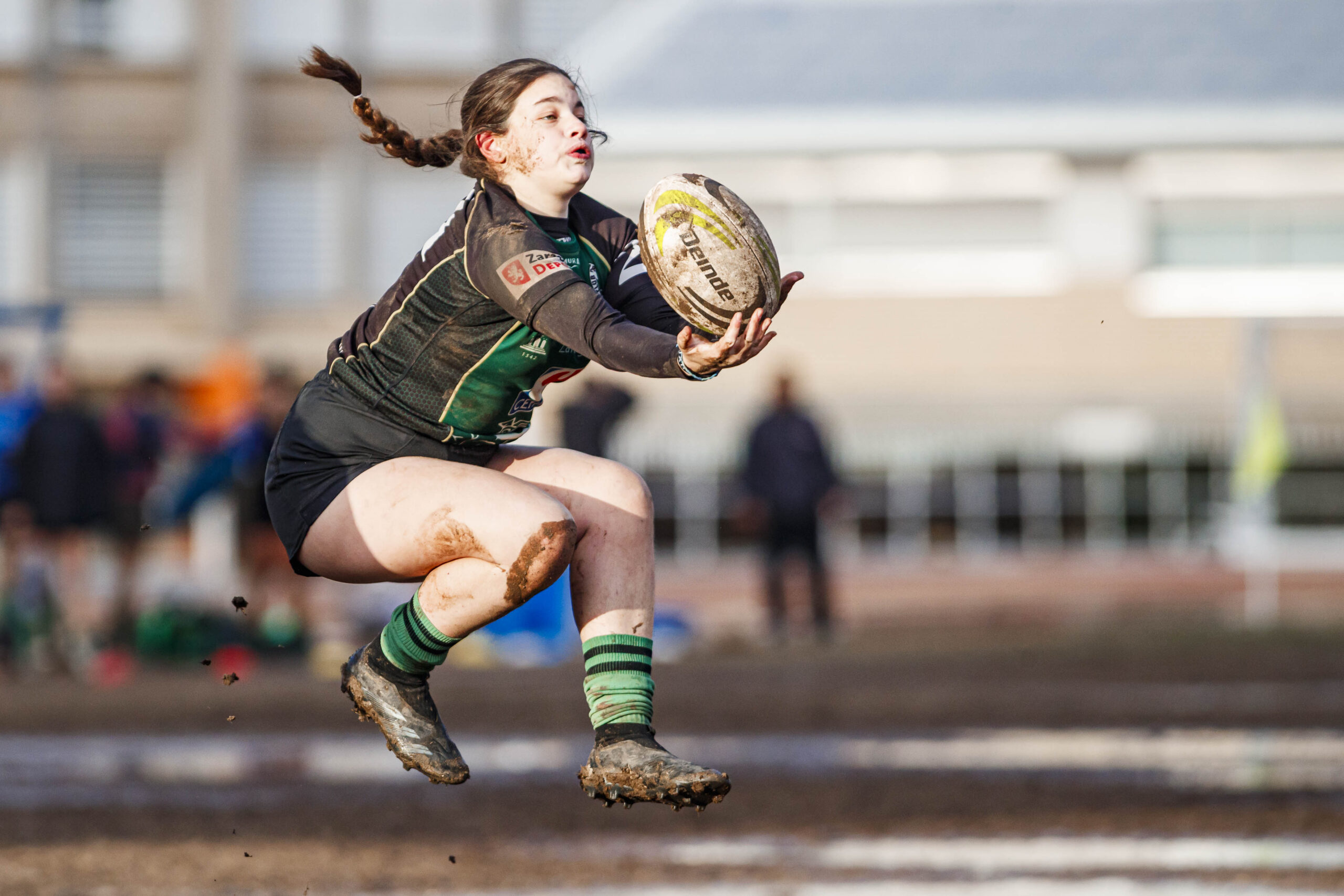 Partido de la jornada 6 de la Divisió D’Honor Catalana de rugby femenina entre el CEFA Unizar y el Fusion