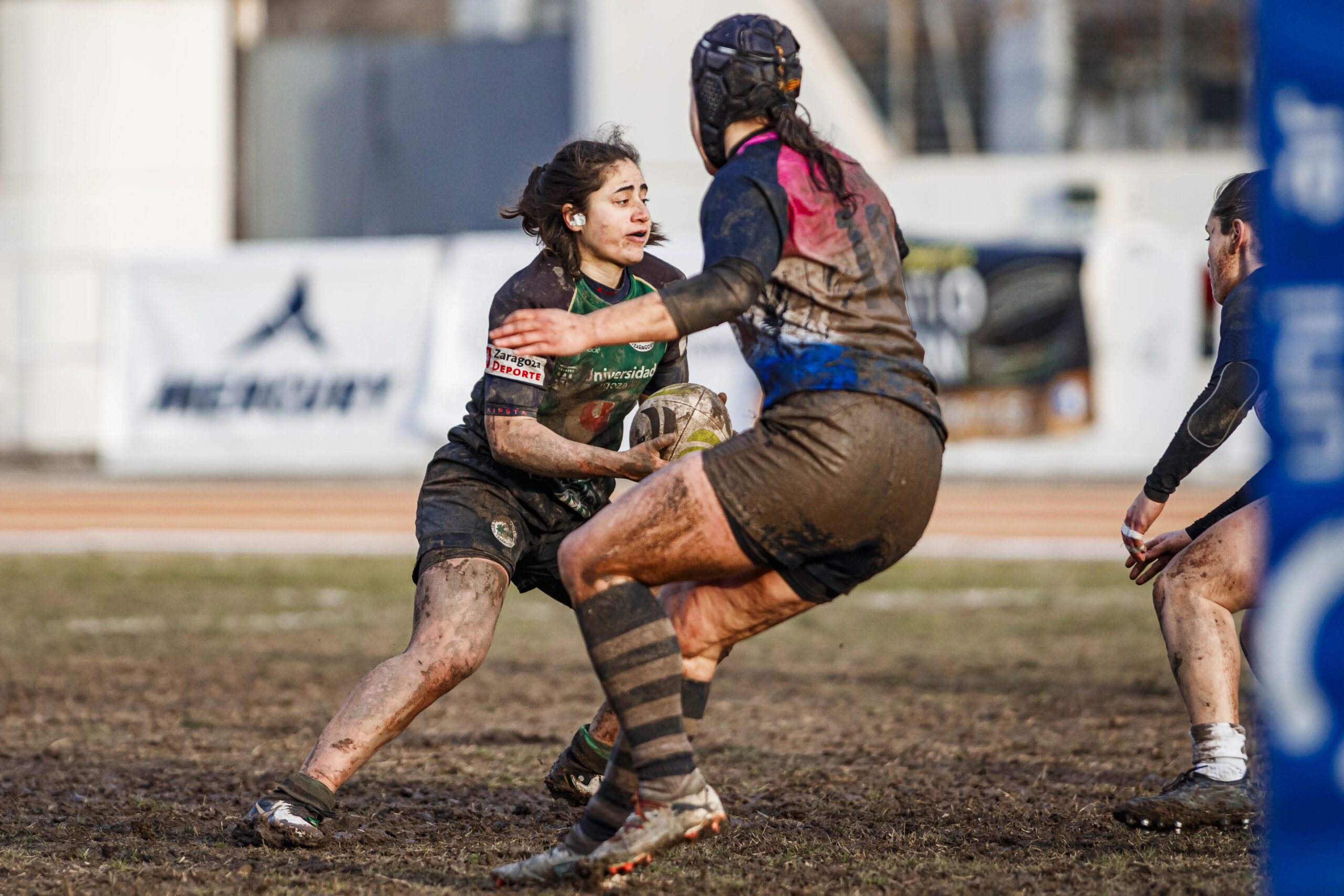Partido de la jornada 6 de la Divisió D’Honor Catalana de rugby femenina entre el CEFA Unizar y el Fusion