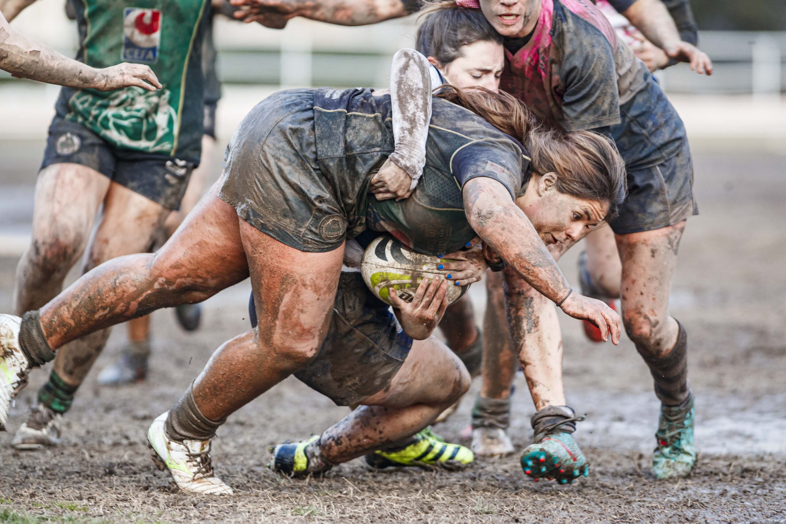 Partido de la jornada 6 de la Divisió D’Honor Catalana de rugby femenina entre el CEFA Unizar y el Fusion