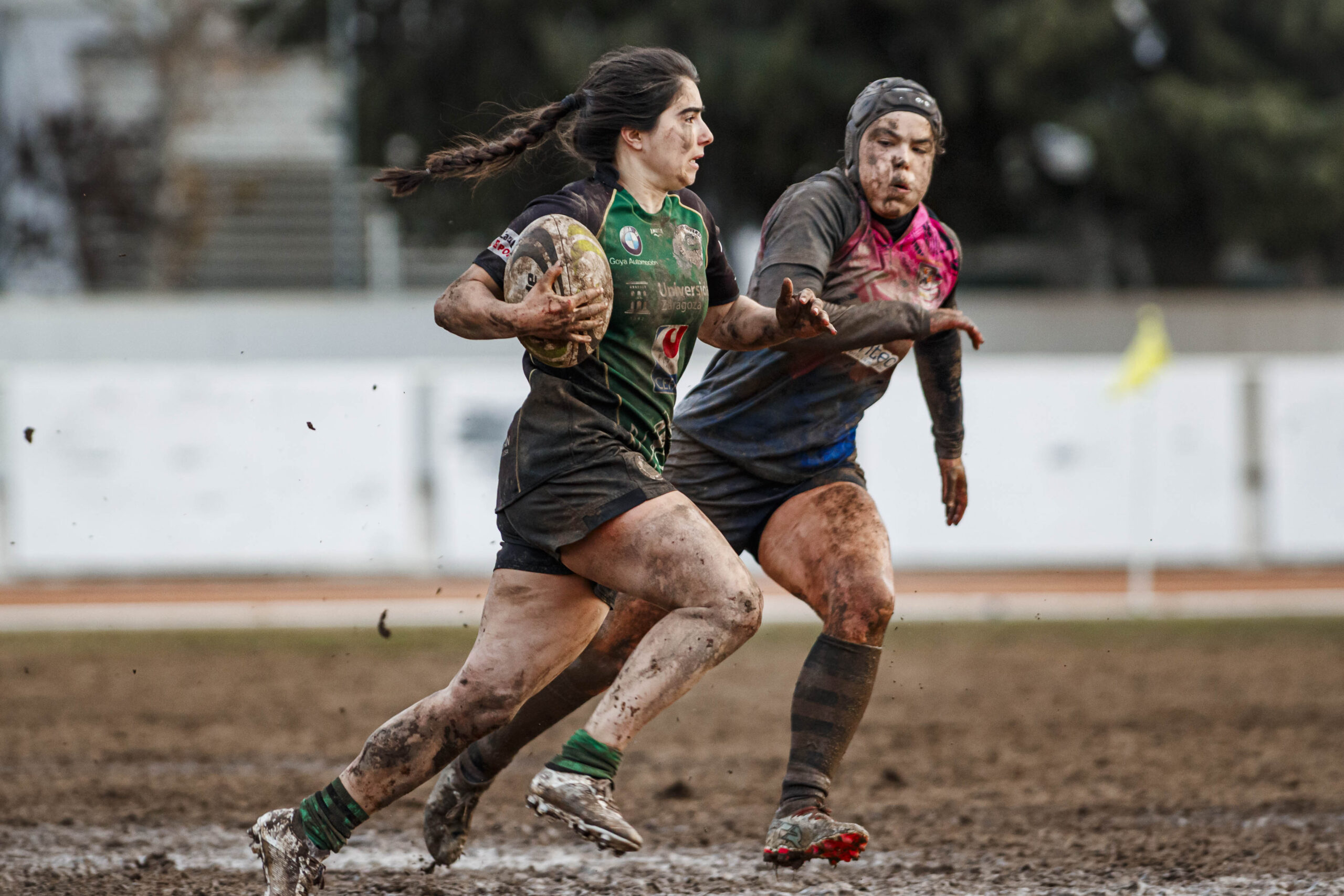 Partido de la jornada 6 de la Divisió D’Honor Catalana de rugby femenina entre el CEFA Unizar y el Fusion