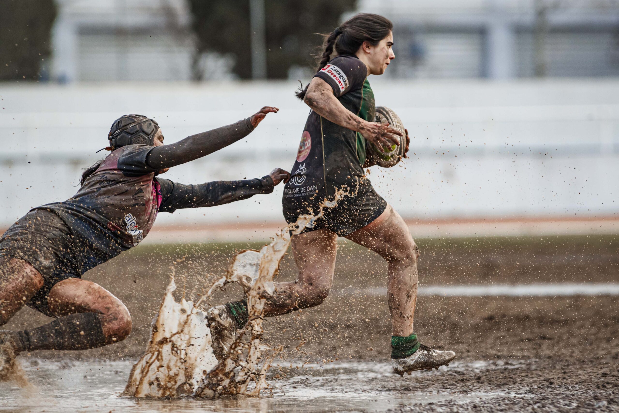 Partido de la jornada 6 de la Divisió D’Honor Catalana de rugby femenina entre el CEFA Unizar y el Fusion