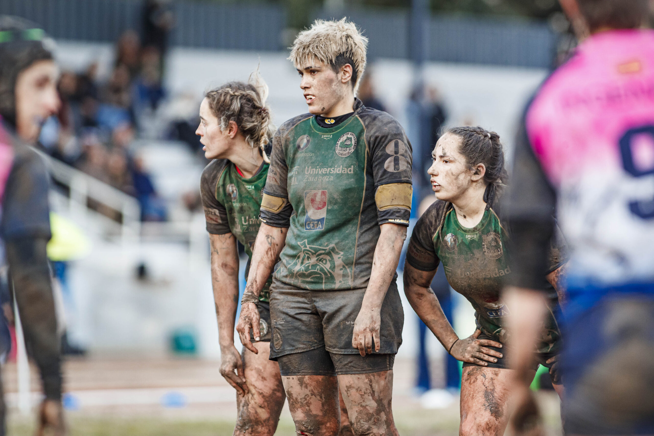 Partido de la jornada 6 de la Divisió D’Honor Catalana de rugby femenina entre el CEFA Unizar y el Fusion