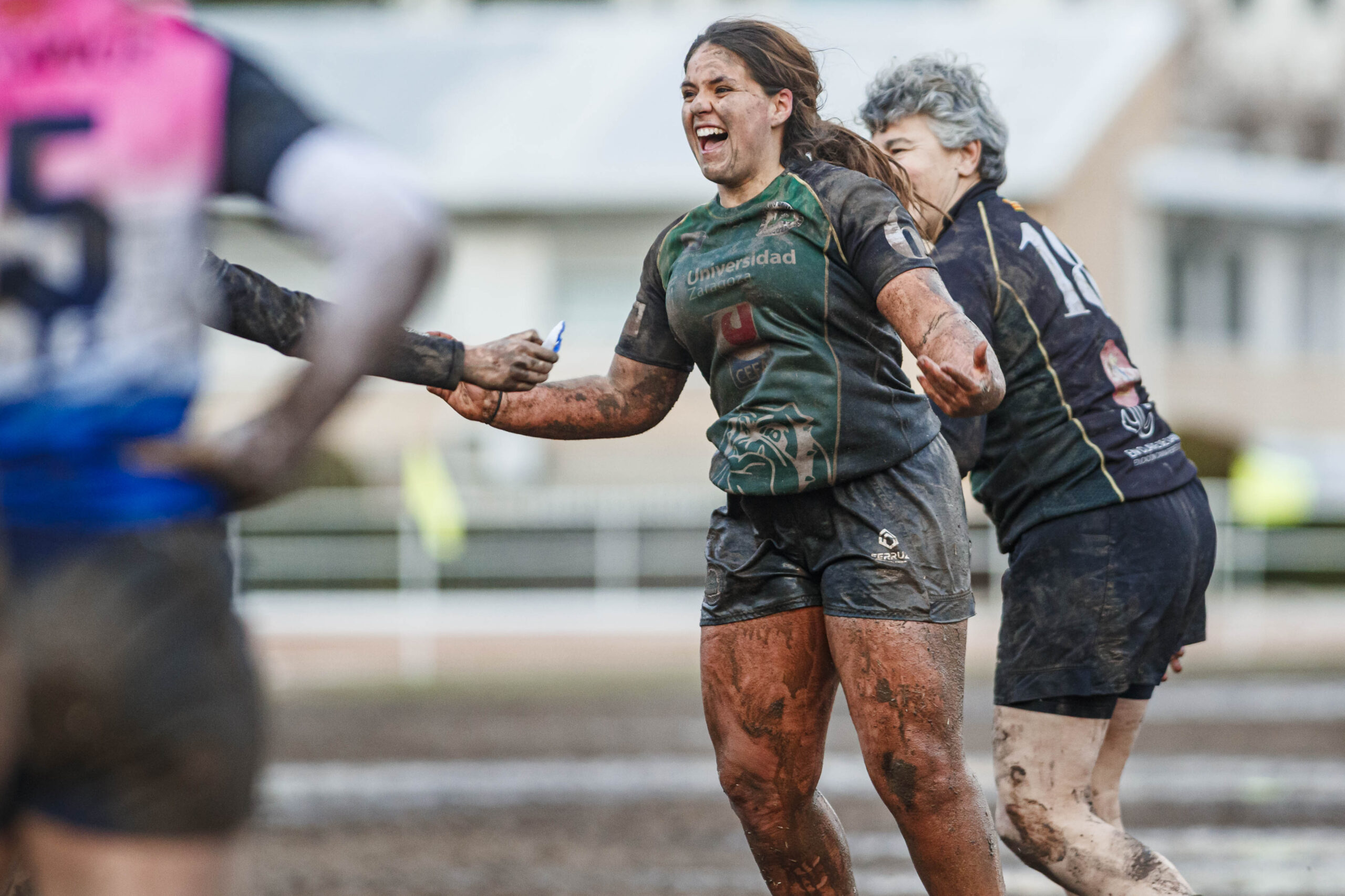 Partido de la jornada 6 de la Divisió D’Honor Catalana de rugby femenina entre el CEFA Unizar y el Fusion