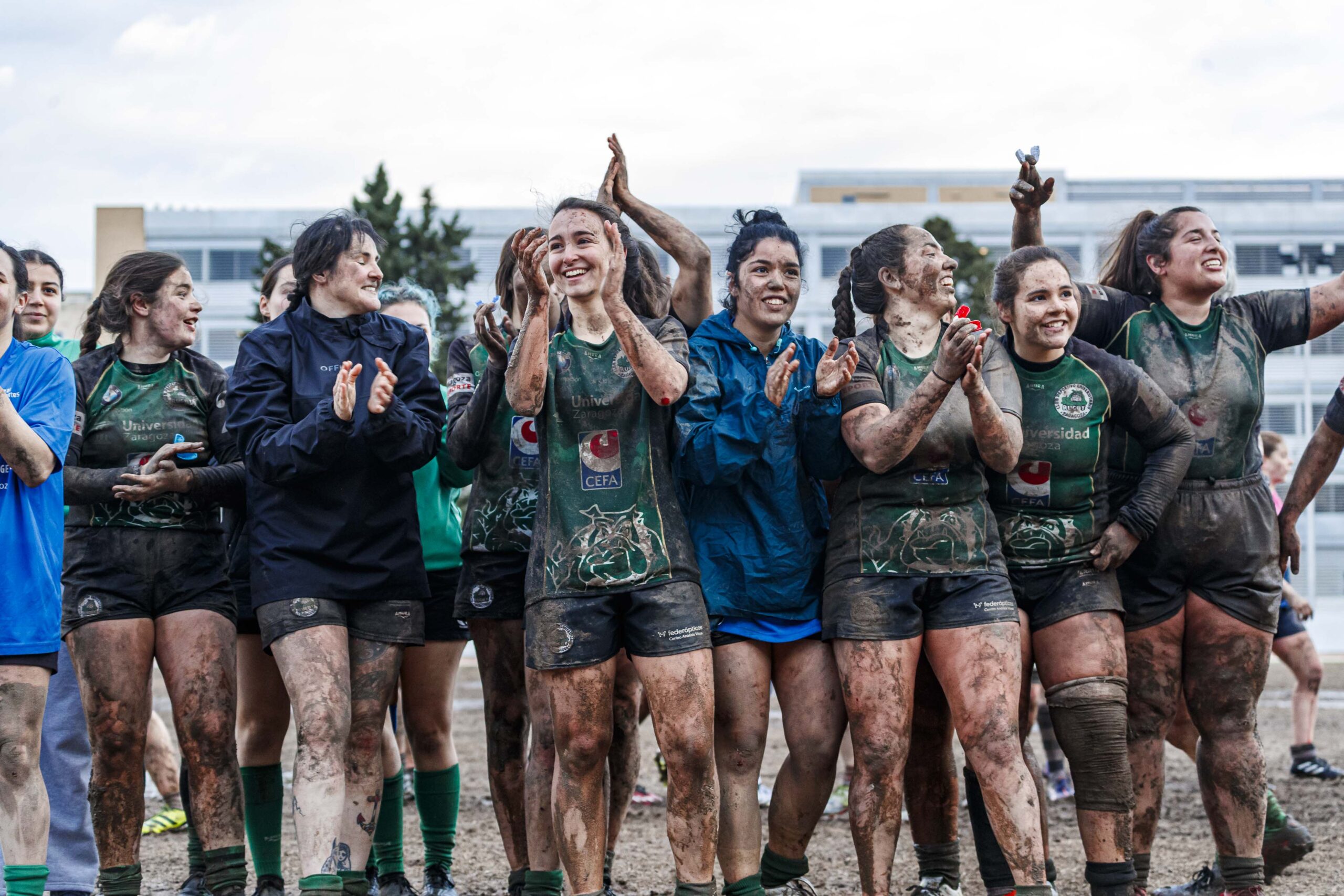 Partido de la jornada 6 de la Divisió D’Honor Catalana de rugby femenina entre el CEFA Unizar y el Fusion