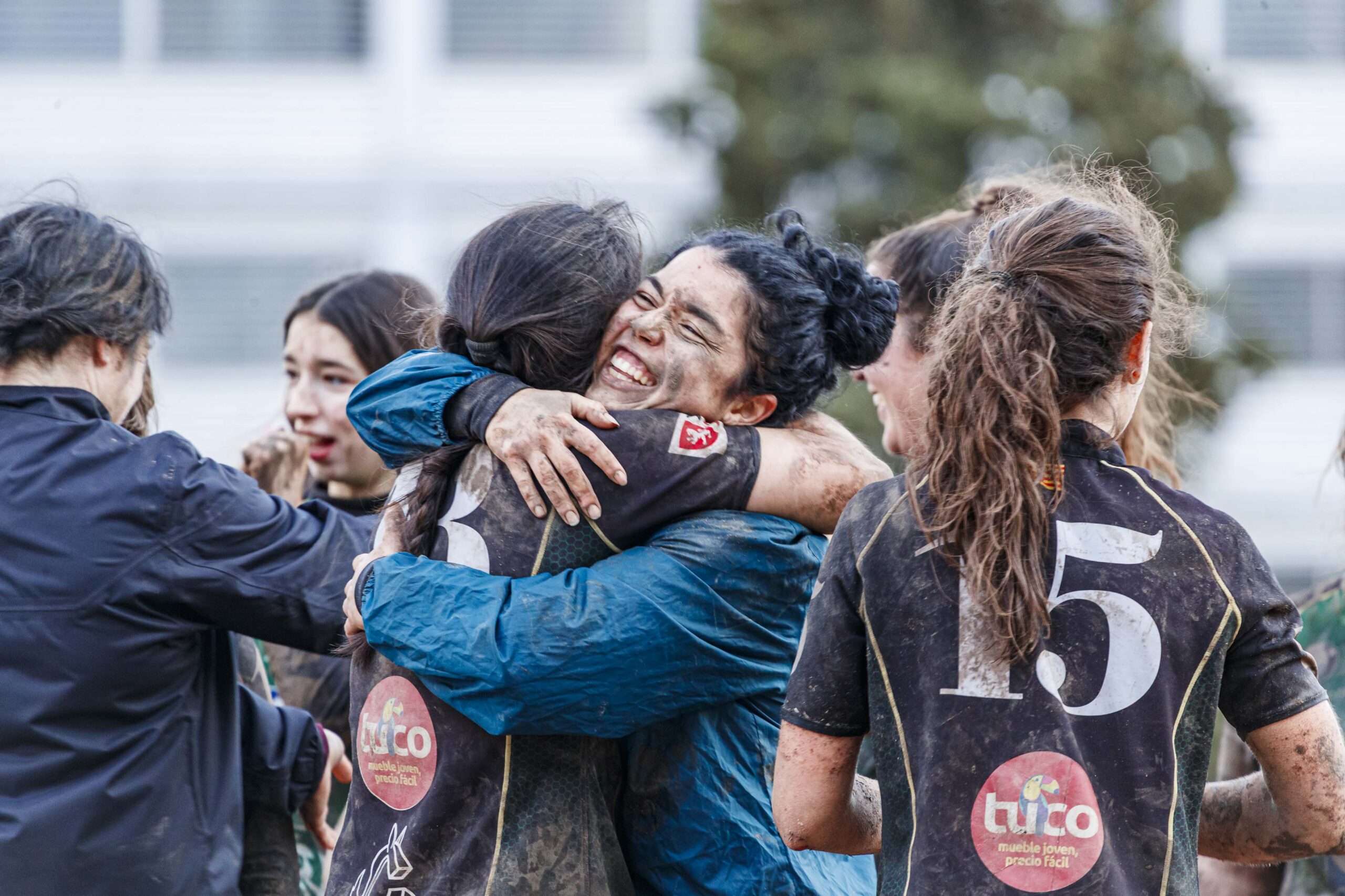 Partido de la jornada 6 de la Divisió D’Honor Catalana de rugby femenina entre el CEFA Unizar y el Fusion