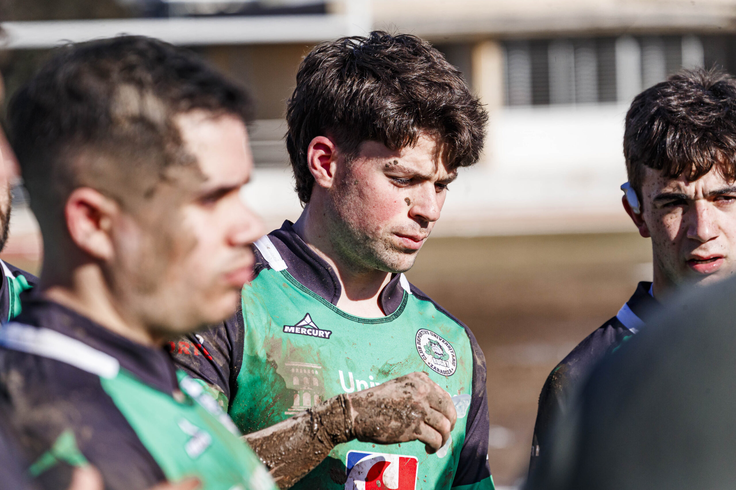 Partido de la jornada 9 de la Liga Autonómica Aragonesa de rugby masculina entre el CEFA Unizar y el Gigantes/Funes