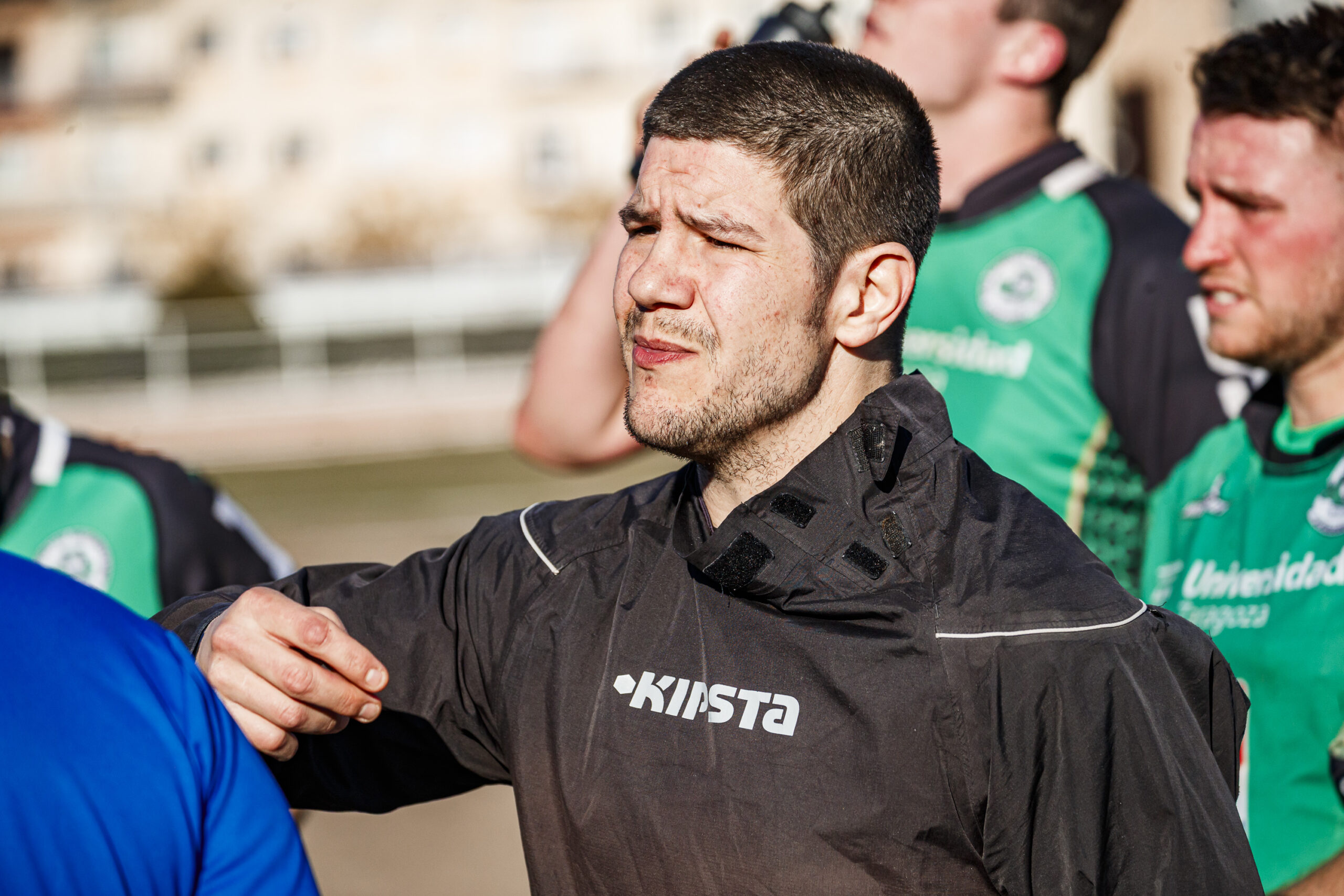 Fotos de rugby masculino correspondientes al partido de la jornada 11 de la Liga Aragonesa entre el CEFA Unizar y el Fénix.