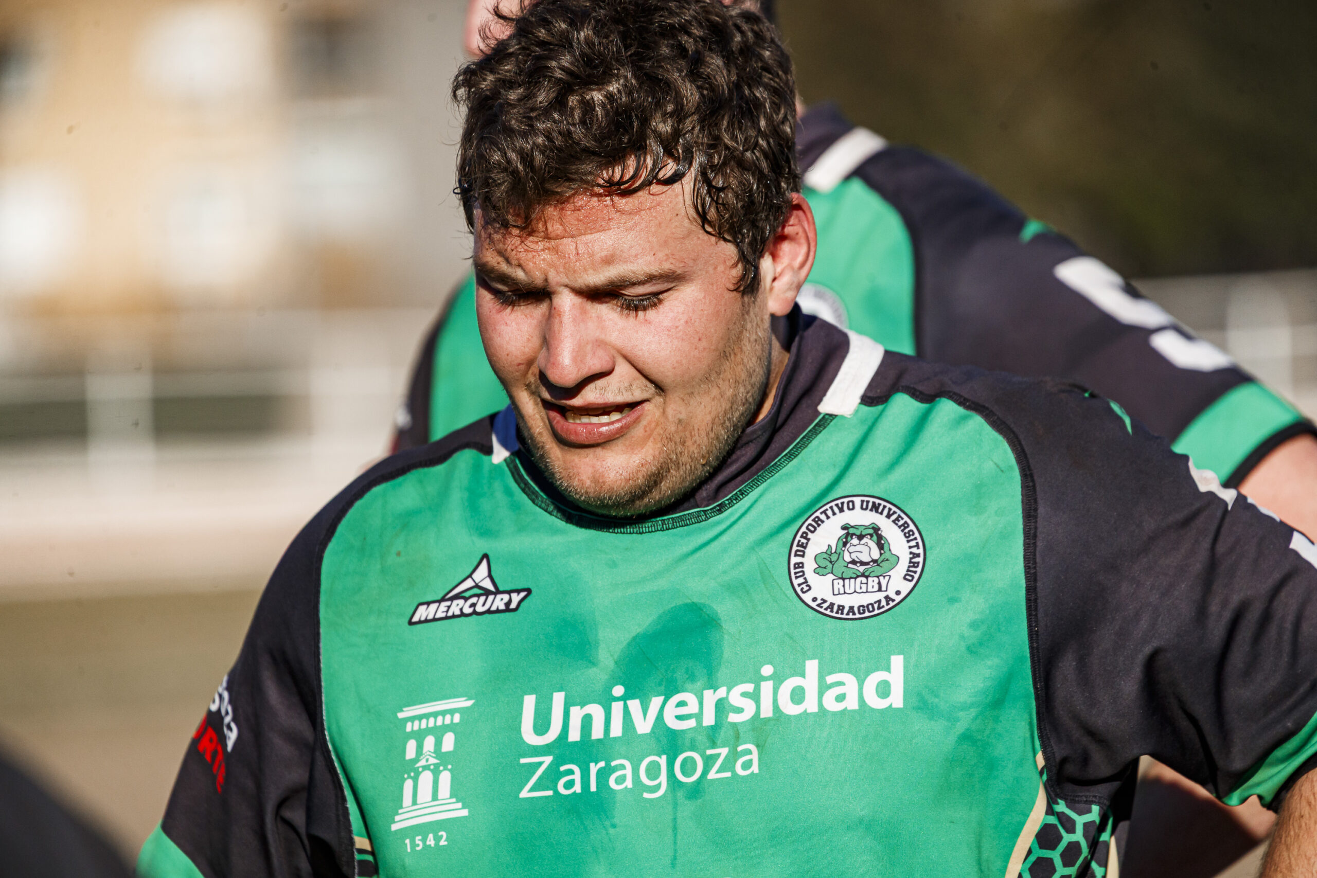 Fotos de rugby masculino correspondientes al partido de la jornada 11 de la Liga Aragonesa entre el CEFA Unizar y el Fénix.