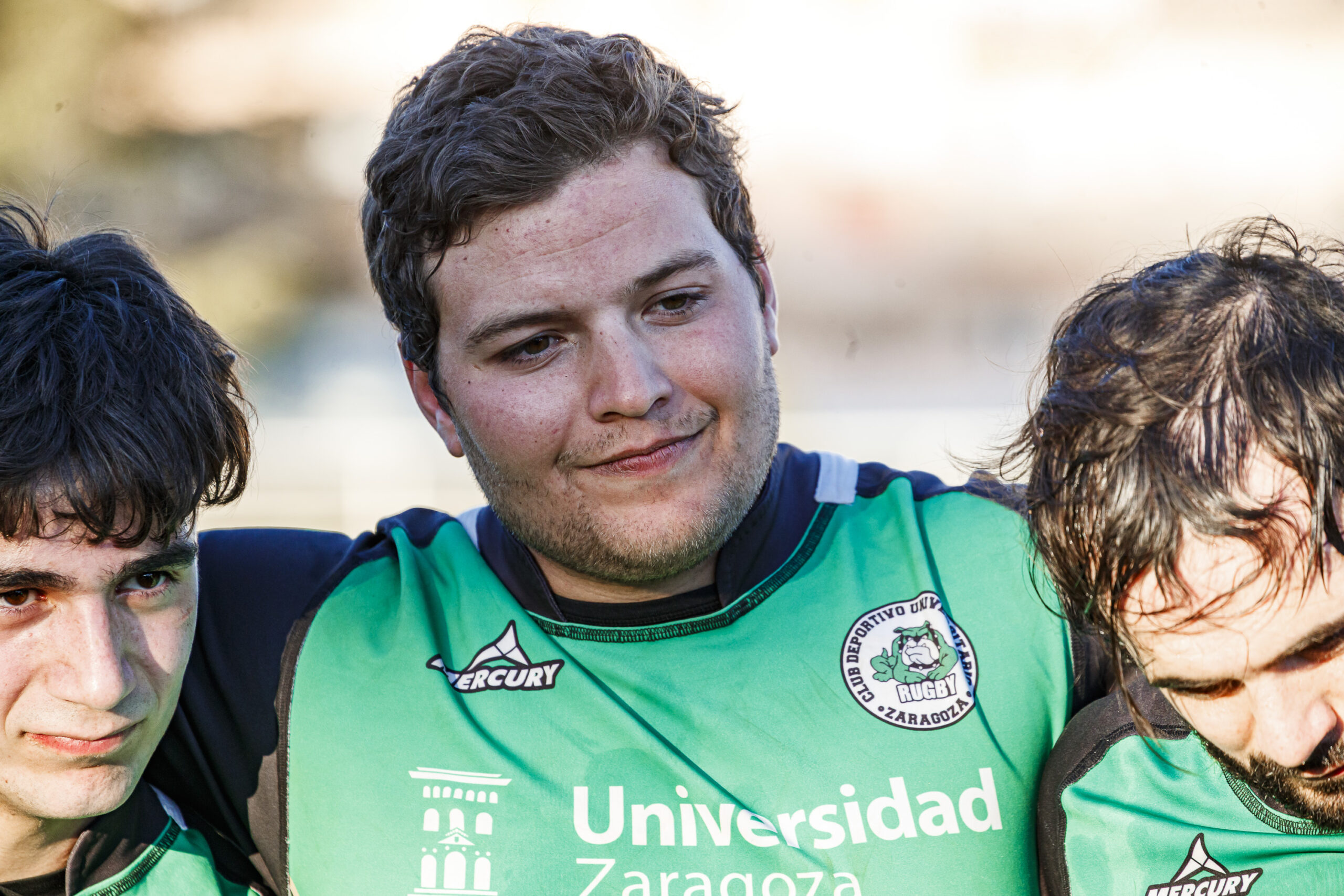 Fotos de rugby masculino correspondientes al partido de la jornada 11 de la Liga Aragonesa entre el CEFA Unizar y el Fénix.