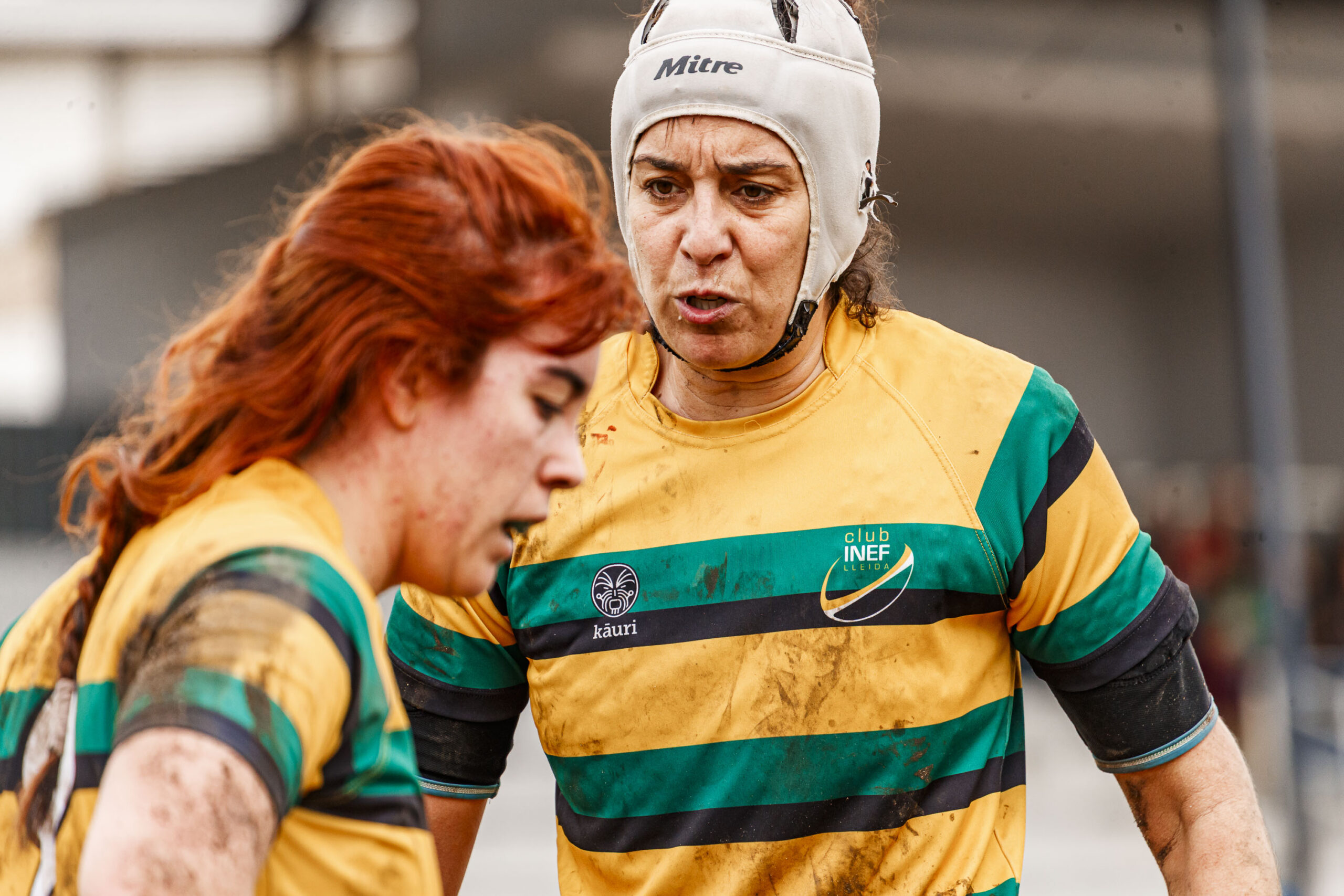 Imagenes correspondientes al partido de la jornada 9 de la DH Catalana de rugby femenino entre el CEFA Uniera y el INEF Lleida en el José Manuel J. Boix