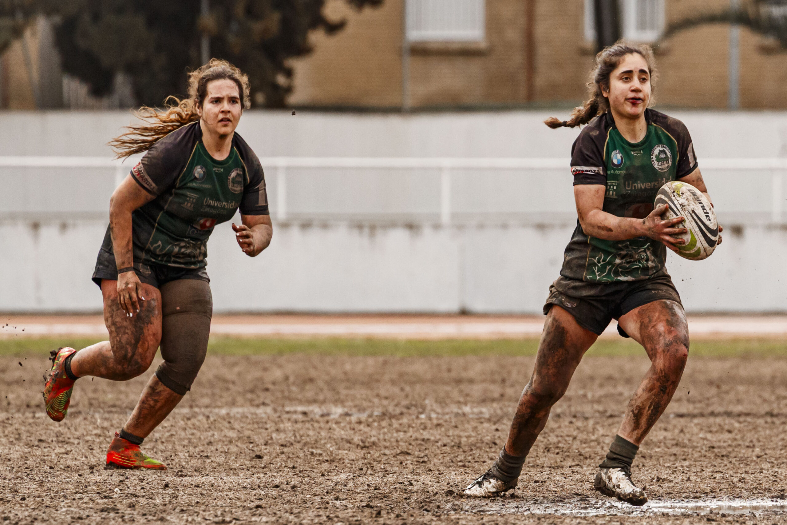 Imagenes correspondientes al partido de la jornada 9 de la DH Catalana de rugby femenino entre el CEFA Uniera y el INEF Lleida en el José Manuel J. Boix