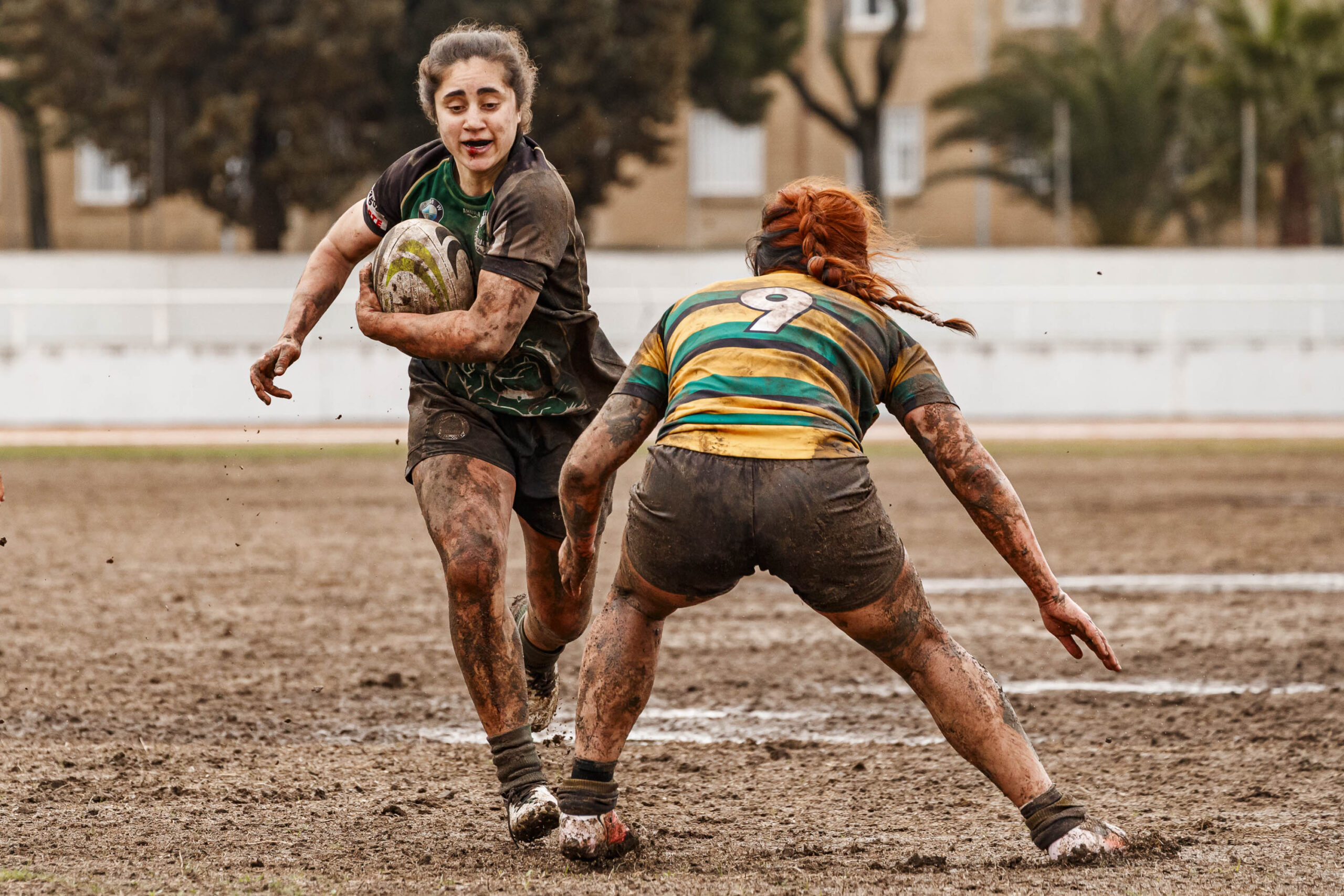 Imagenes correspondientes al partido de la jornada 9 de la DH Catalana de rugby femenino entre el CEFA Uniera y el INEF Lleida en el José Manuel J. Boix