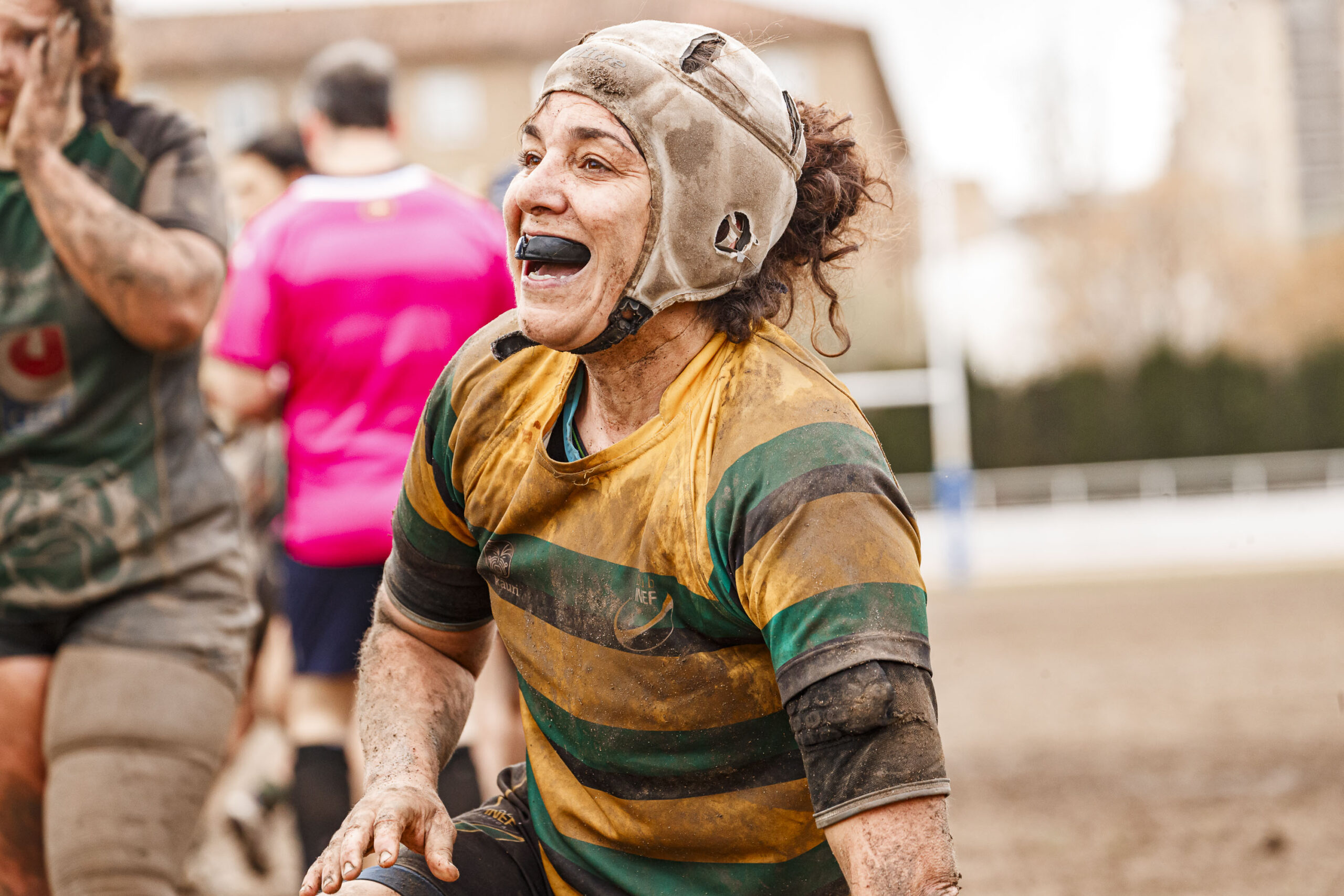 Imagenes correspondientes al partido de la jornada 9 de la DH Catalana de rugby femenino entre el CEFA Uniera y el INEF Lleida en el José Manuel J. Boix