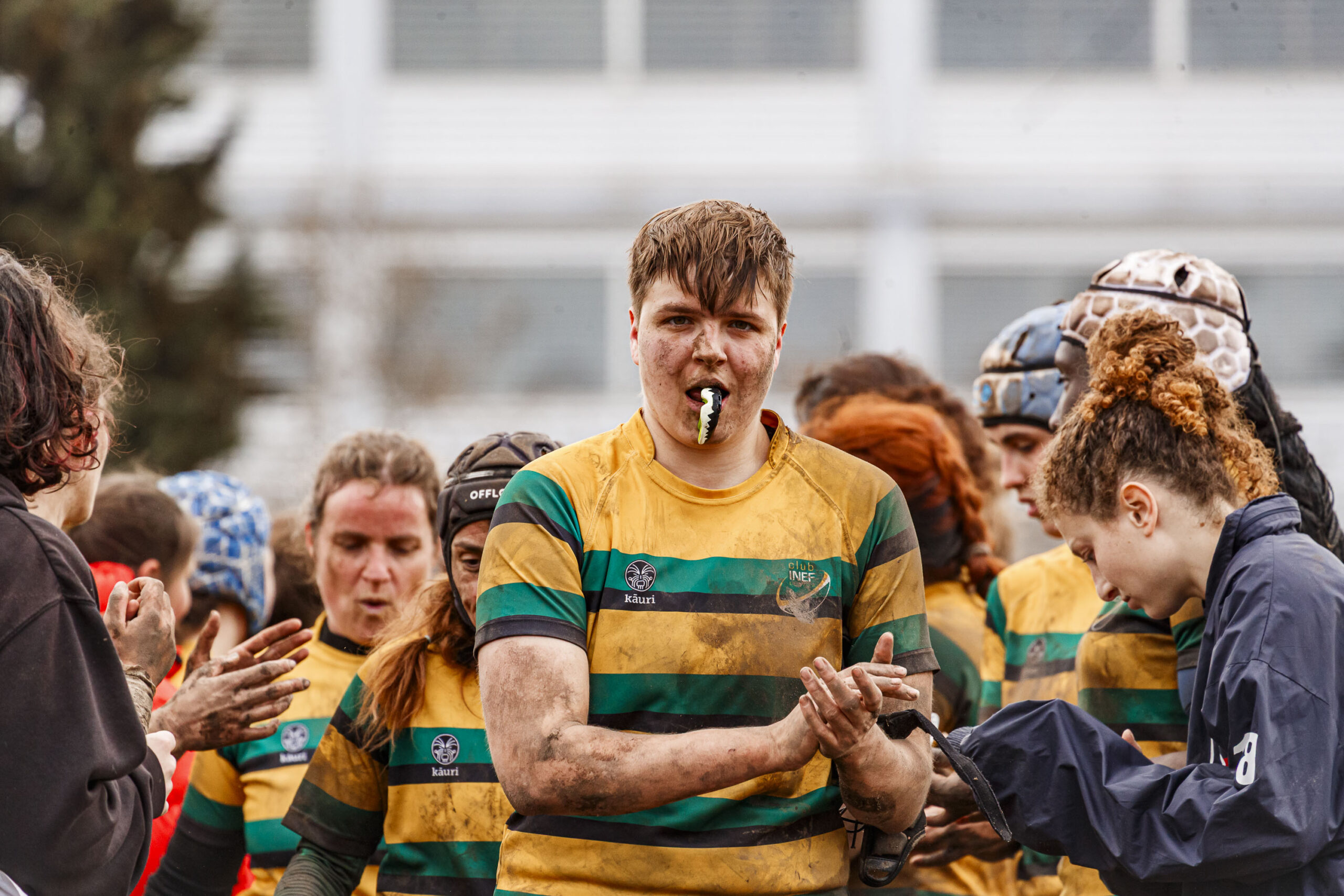 Imagenes correspondientes al partido de la jornada 9 de la DH Catalana de rugby femenino entre el CEFA Uniera y el INEF Lleida en el José Manuel J. Boix