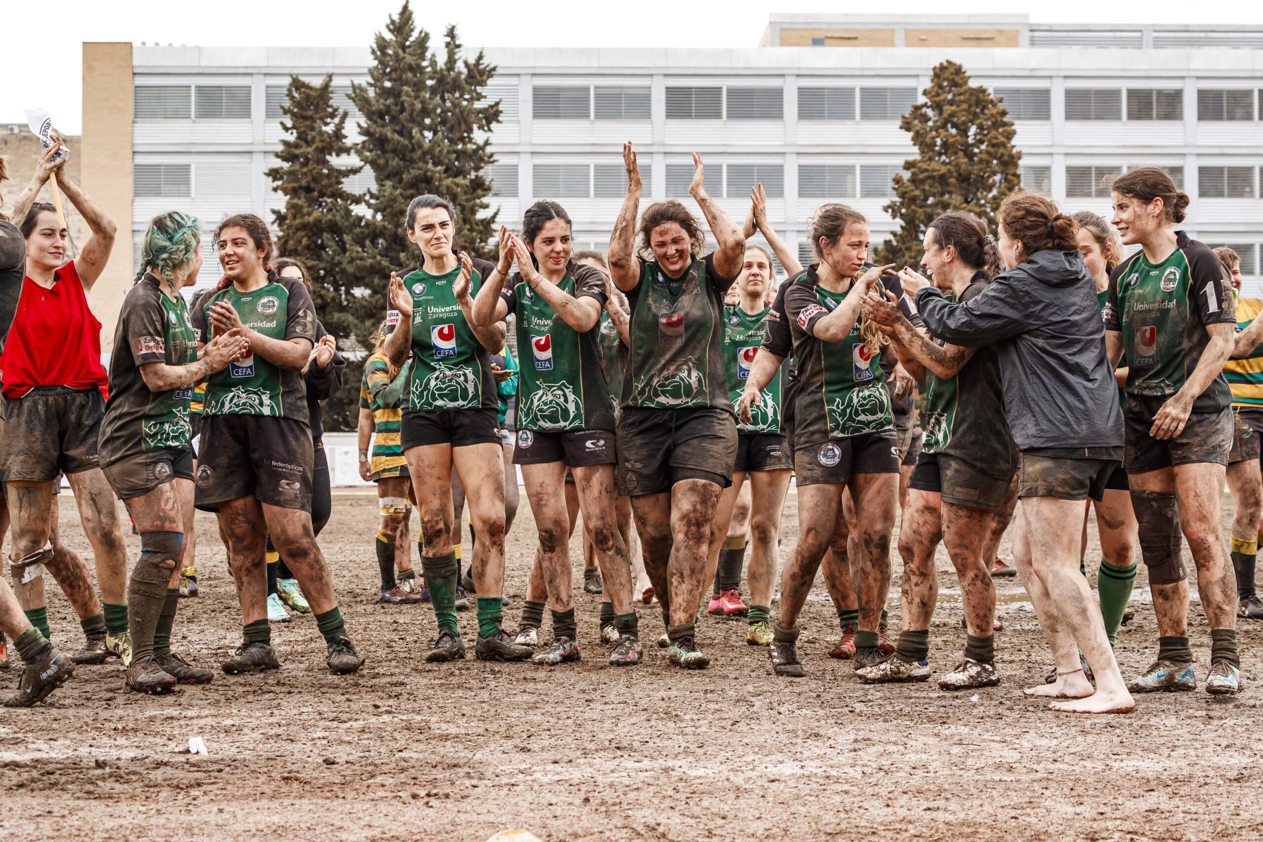 Imagenes correspondientes al partido de la jornada 9 de la DH Catalana de rugby femenino entre el CEFA Uniera y el INEF Lleida en el José Manuel J. Boix