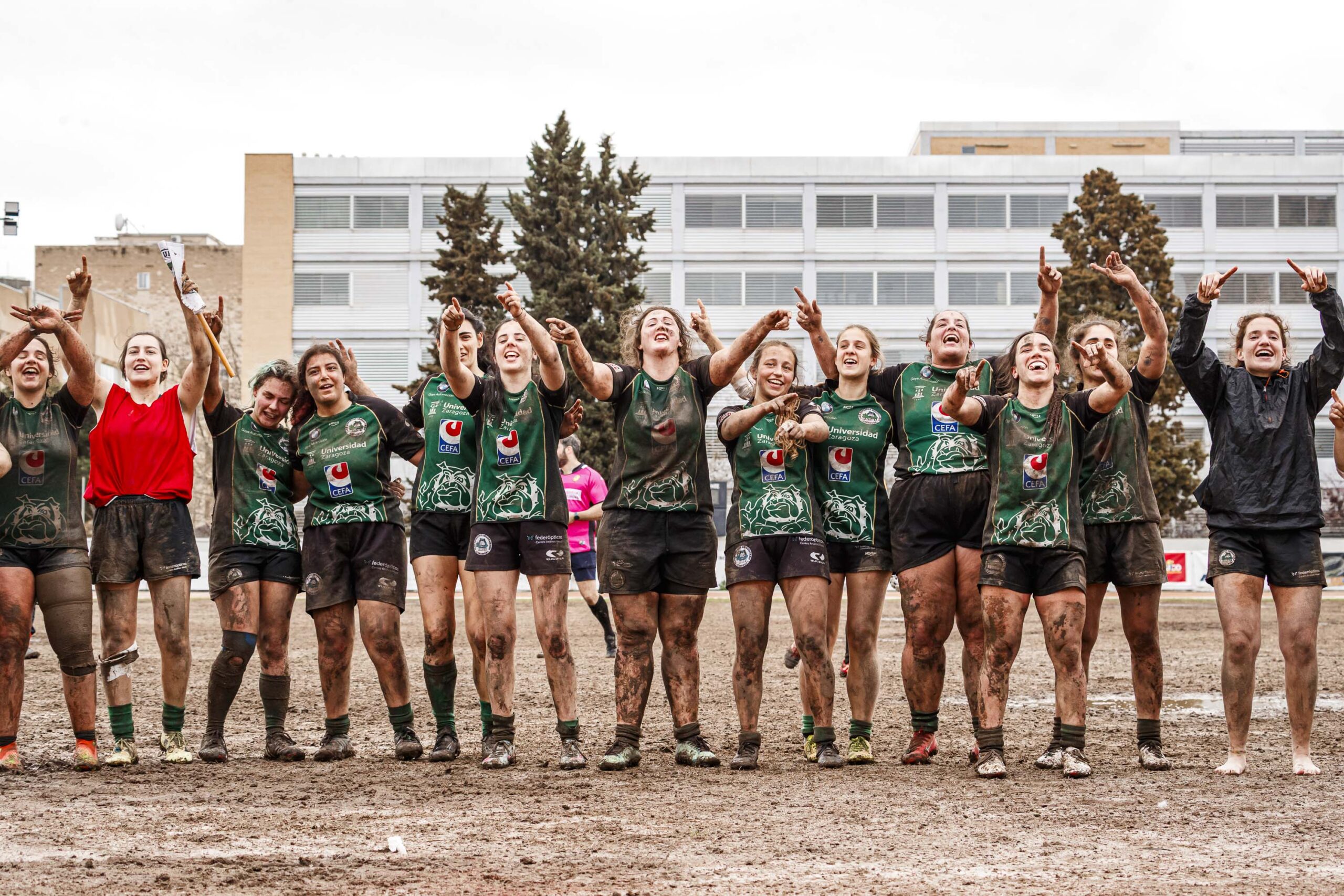 Imagenes correspondientes al partido de la jornada 9 de la DH Catalana de rugby femenino entre el CEFA Uniera y el INEF Lleida en el José Manuel J. Boix