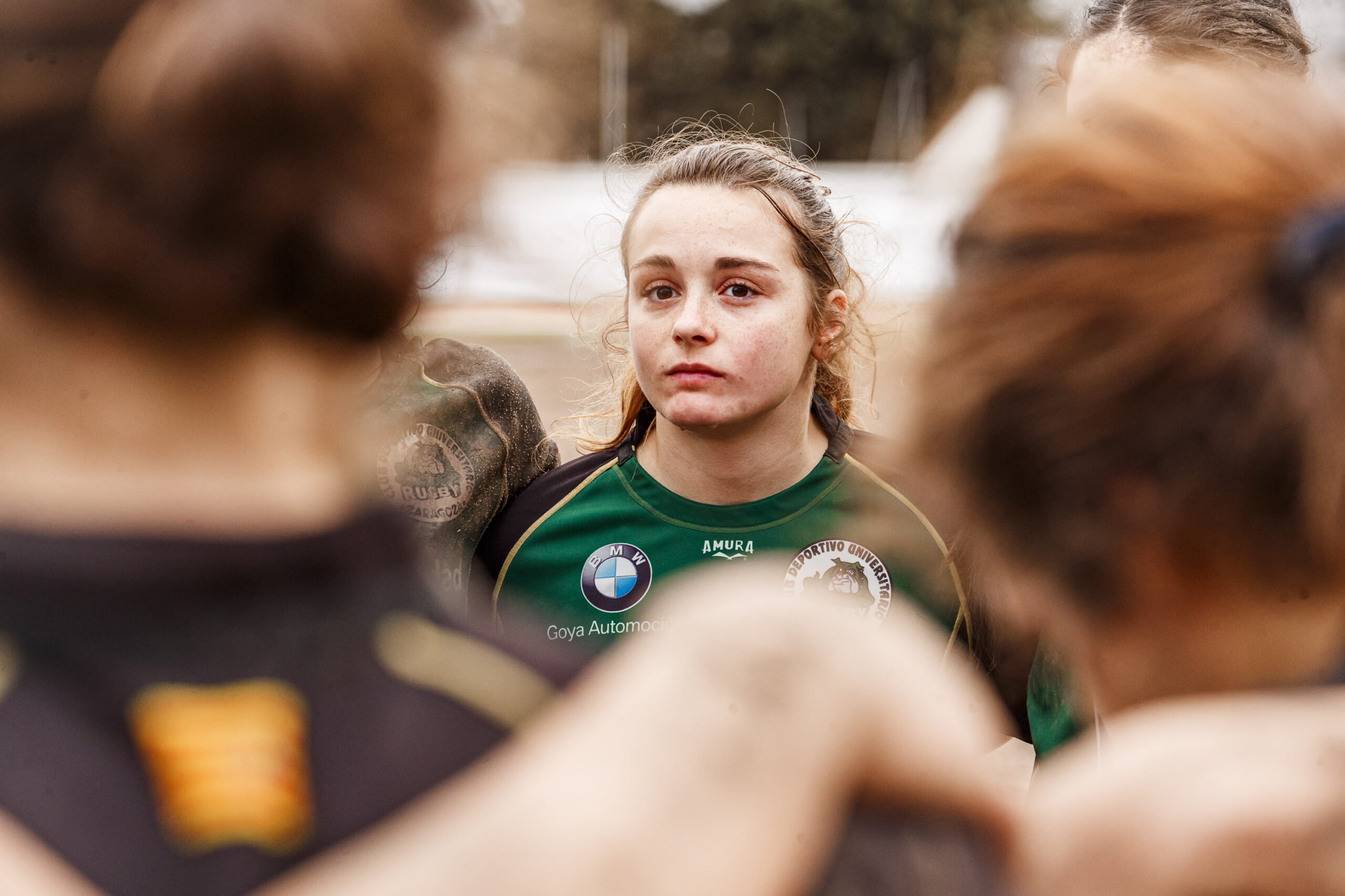 Imagenes correspondientes al partido de la jornada 9 de la DH Catalana de rugby femenino entre el CEFA Uniera y el INEF Lleida en el José Manuel J. Boix