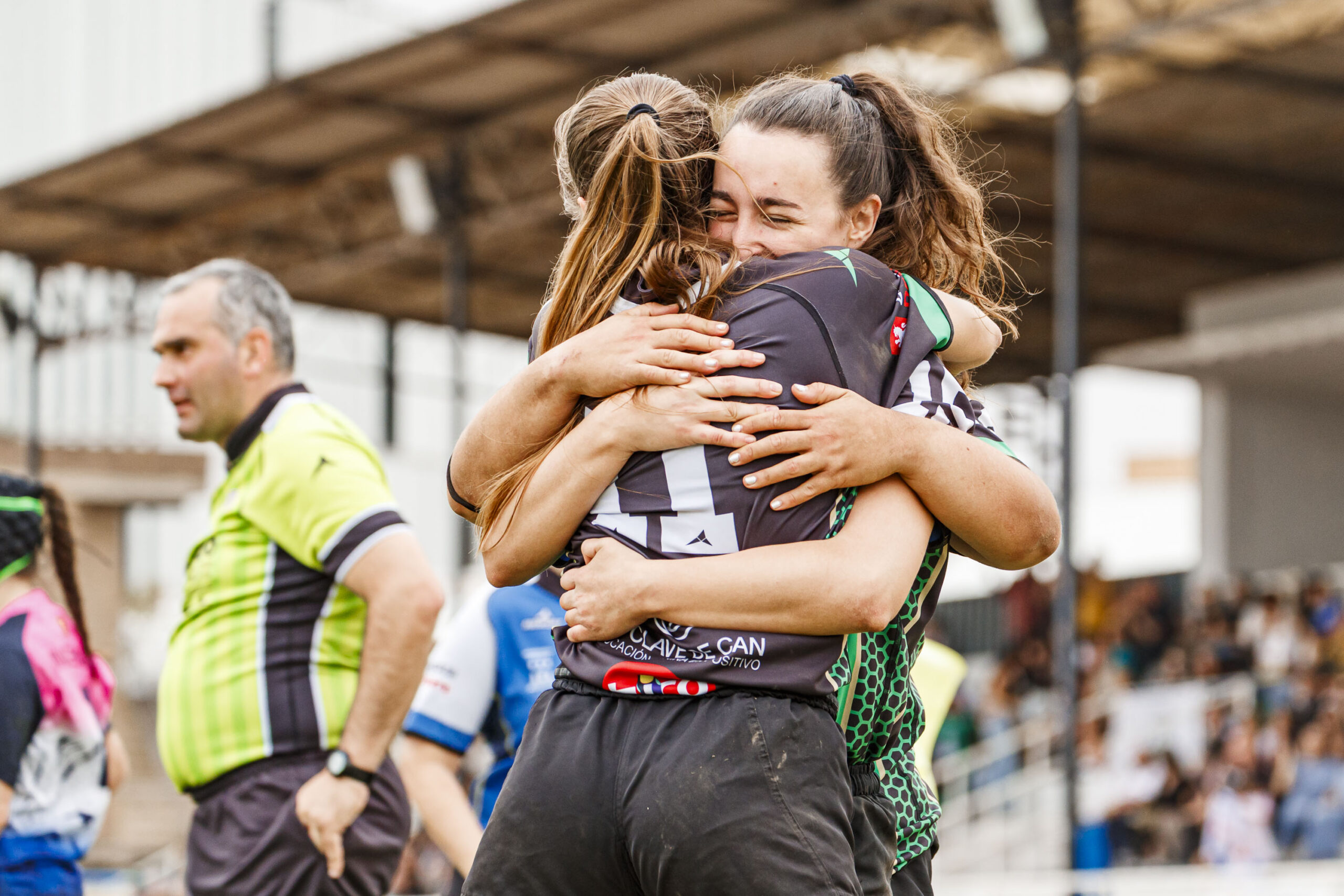 Partido correspondiente a la final de la Liga Aragonesa de rugby femenino entre el CEFA Unizar y Fénix