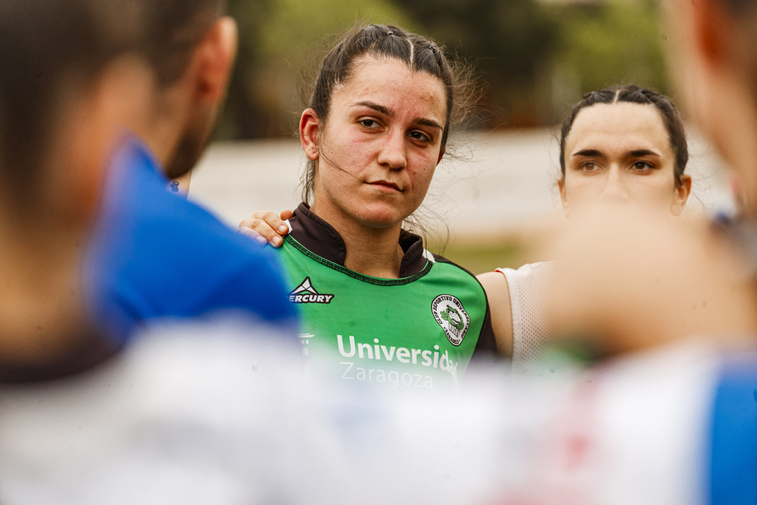 Partido correspondiente a la final de la Liga Aragonesa de rugby femenino entre el CEFA Unizar y Fénix
