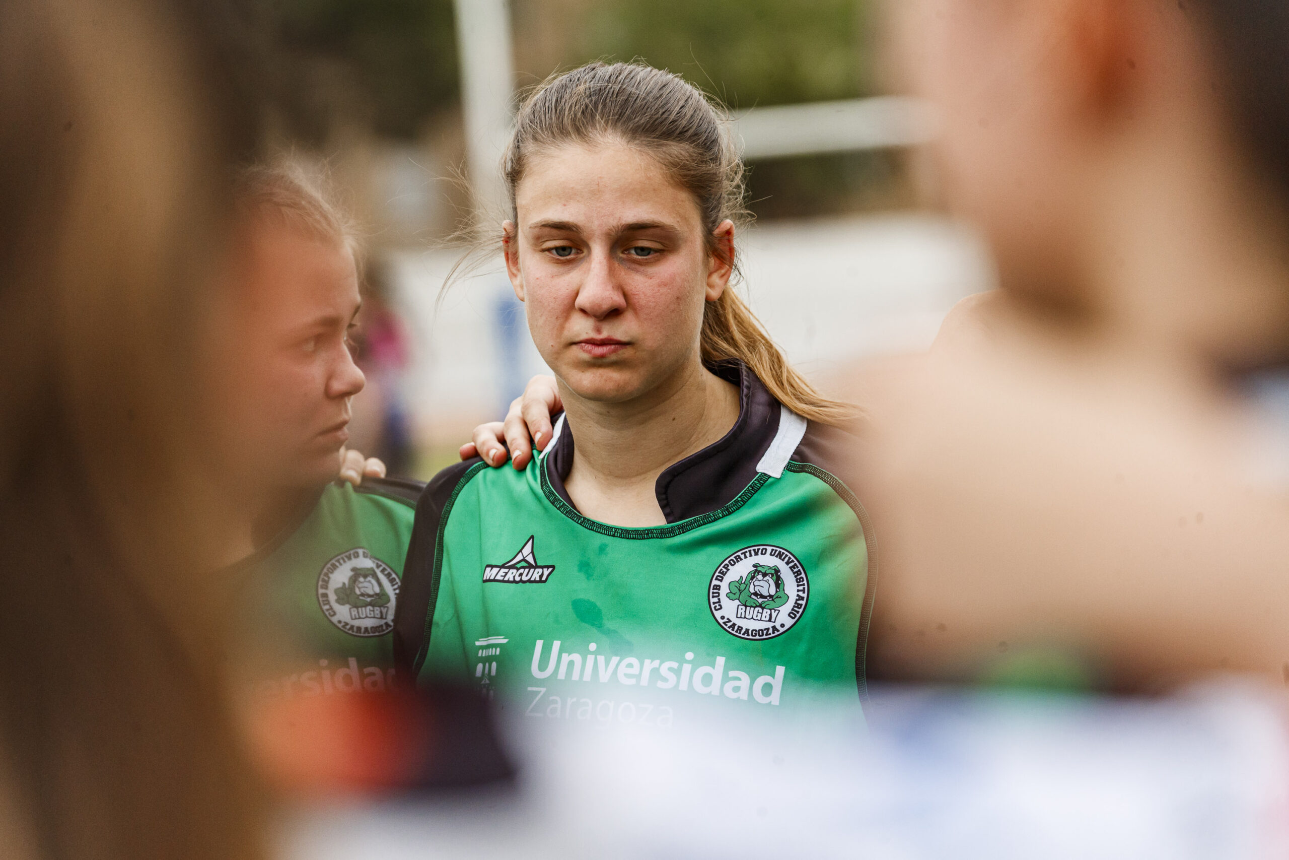 Partido correspondiente a la final de la Liga Aragonesa de rugby femenino entre el CEFA Unizar y Fénix