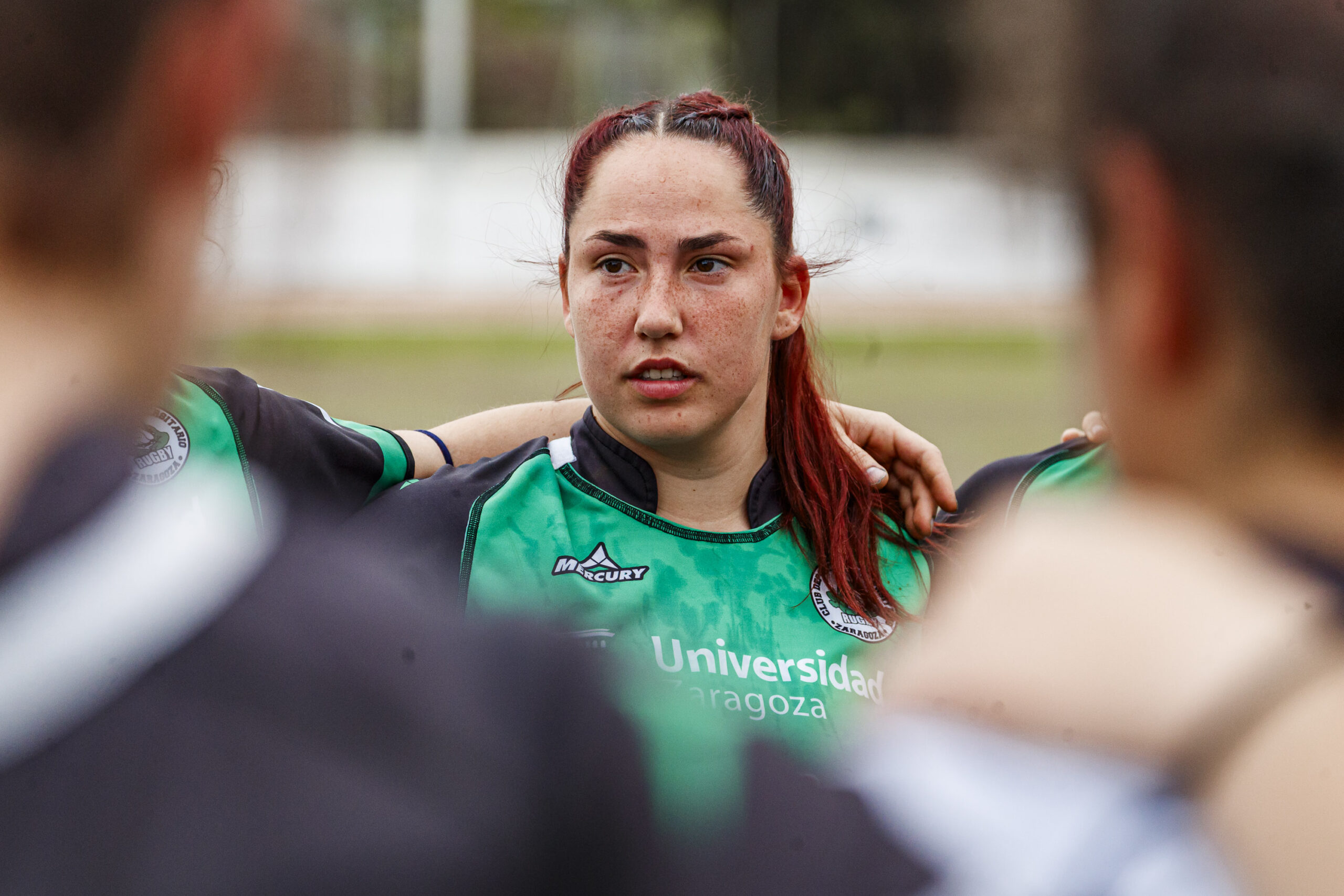 Partido correspondiente a la final de la Liga Aragonesa de rugby femenino entre el CEFA Unizar y Fénix