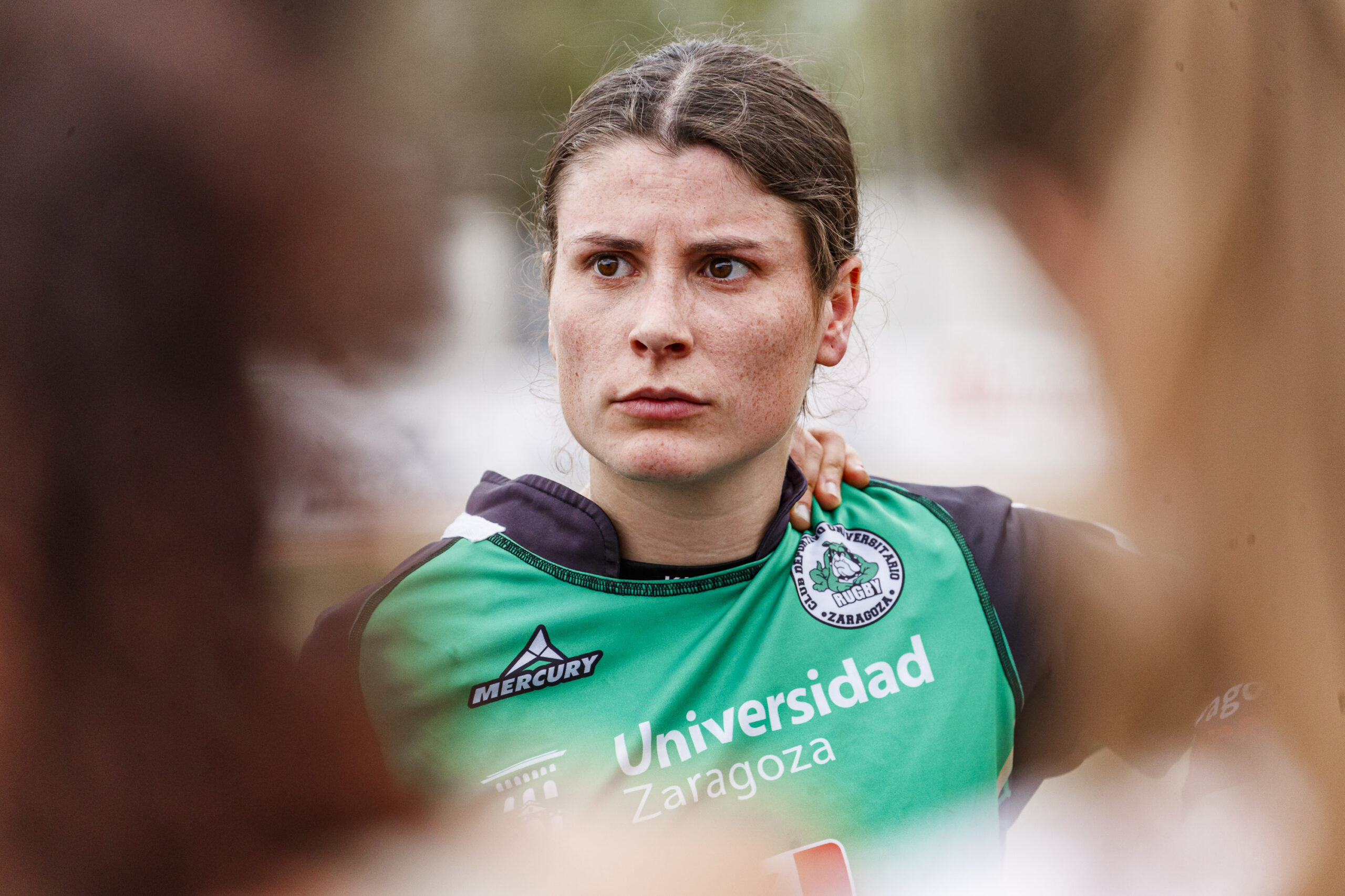 Partido correspondiente a la final de la Liga Aragonesa de rugby femenino entre el CEFA Unizar y Fénix