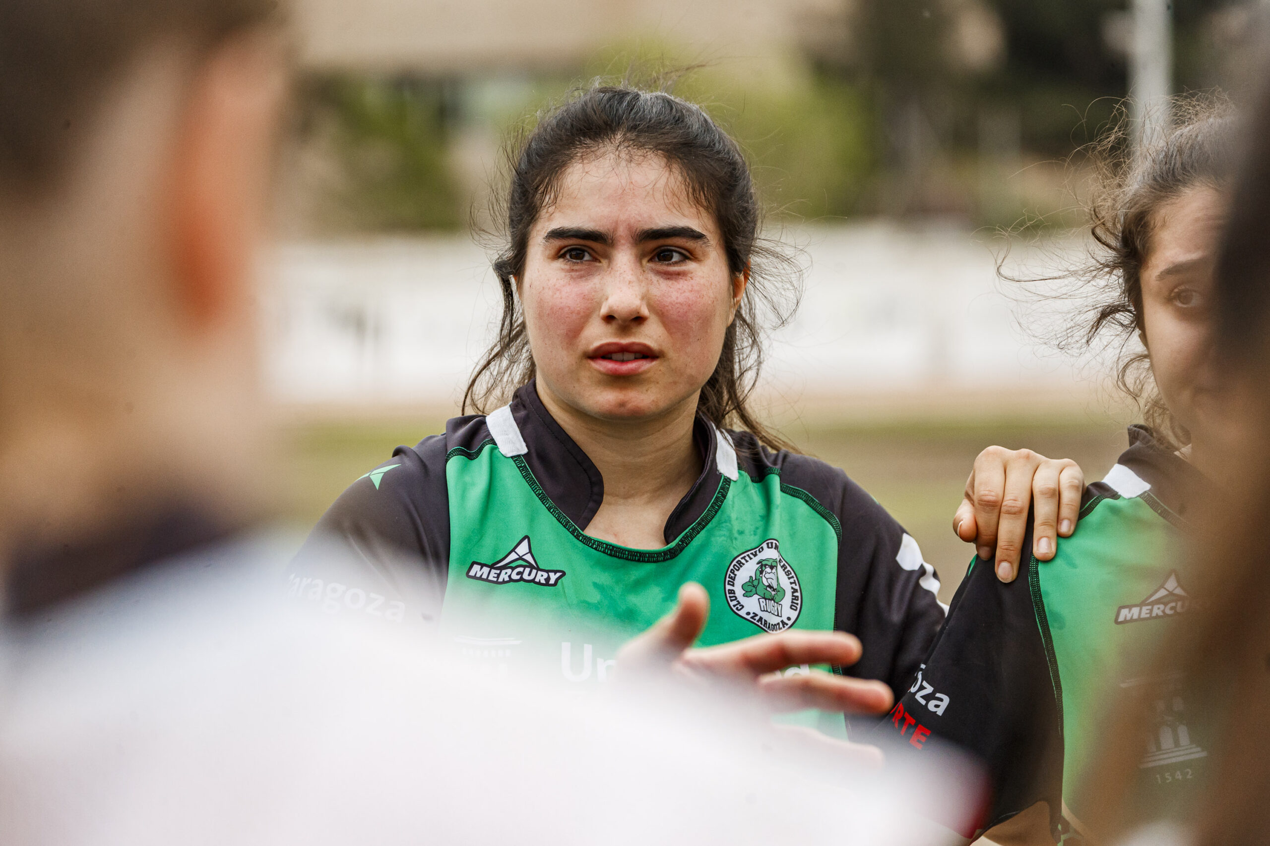 Partido correspondiente a la final de la Liga Aragonesa de rugby femenino entre el CEFA Unizar y Fénix