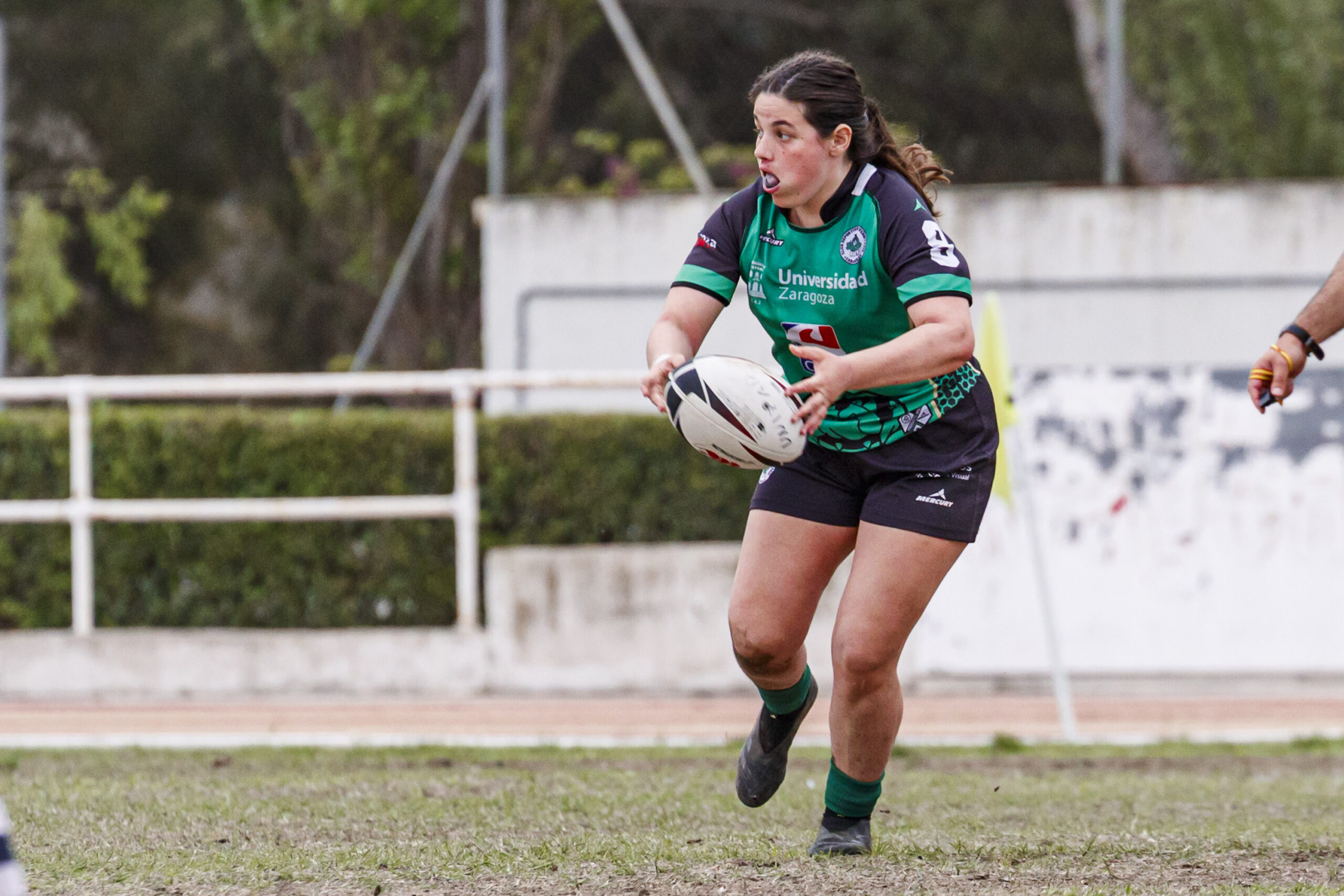 Partido correspondiente a la final de la Liga Aragonesa de rugby femenino entre el CEFA Unizar y Fénix