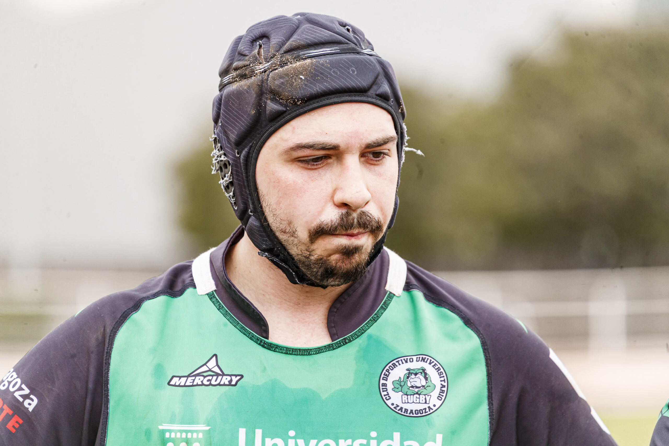 Partido correspondiente a las semifinales de la Liga Aragonesa de rugby masculino entre el CEFA Unizar e Ingenieros de Soria