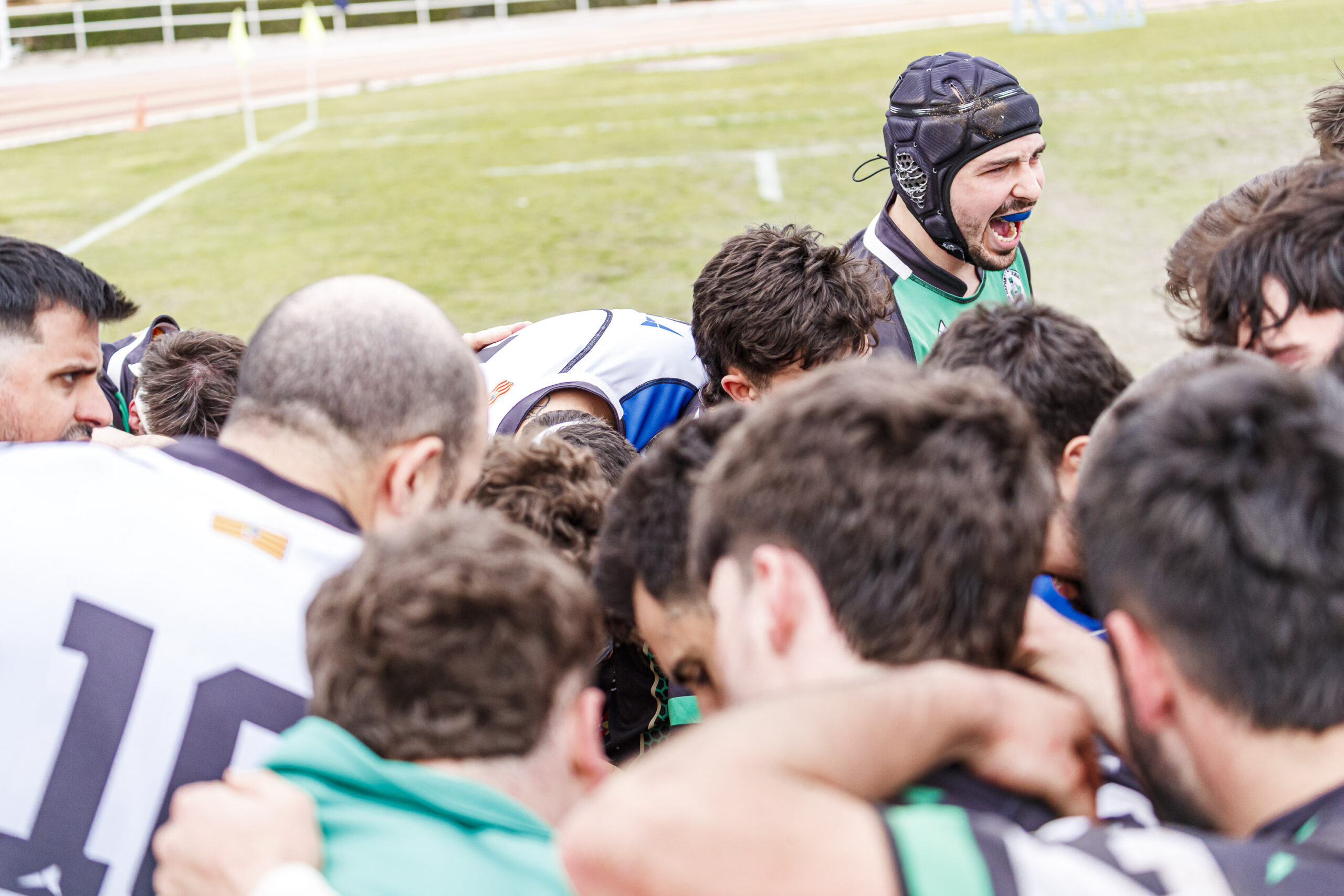 Partido correspondiente a las semifinales de la Liga Aragonesa de rugby masculino entre el CEFA Unizar e Ingenieros de Soria