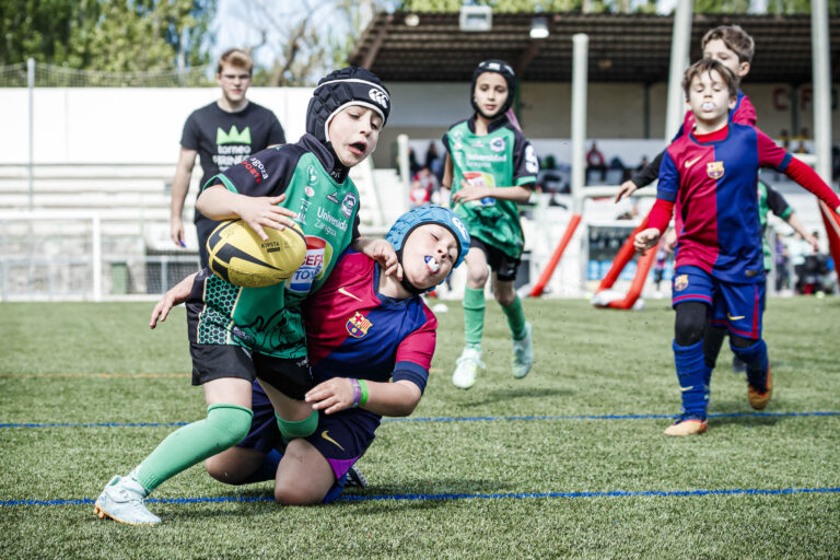 En imágenes: Torneo Pirineos de escuelas de rugby